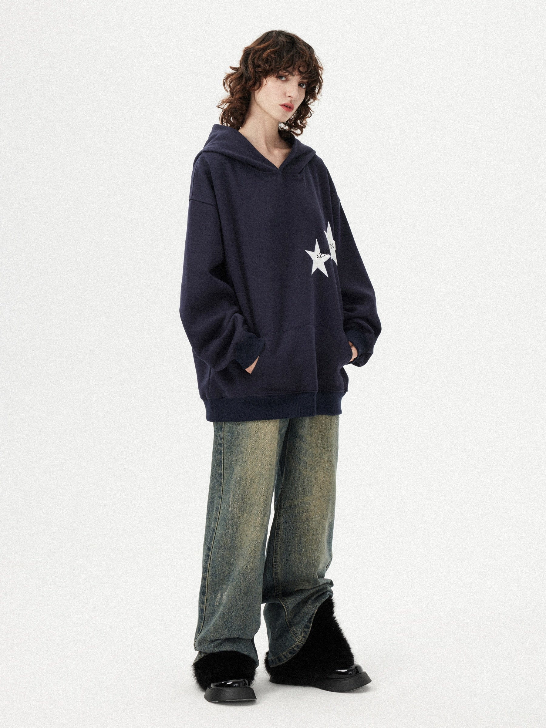 Aelfric Eden Star Color Contrast Hoodie