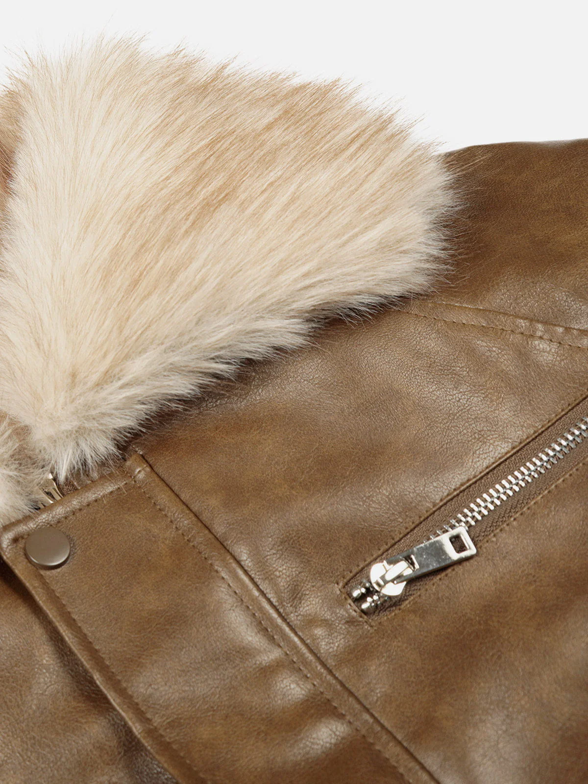 Aelfric Eden Faux Fur Patchwork Coat