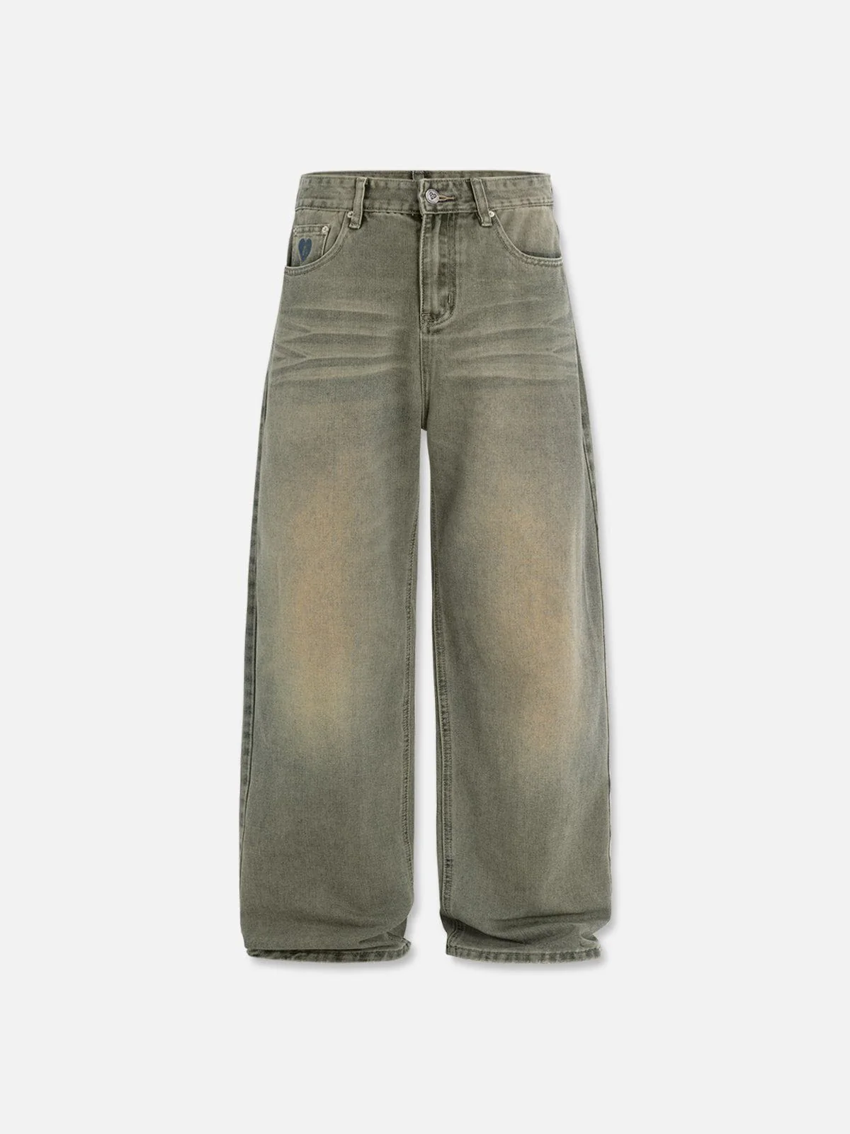 Aelfric Eden Baggy Mud Dyeing Jeans