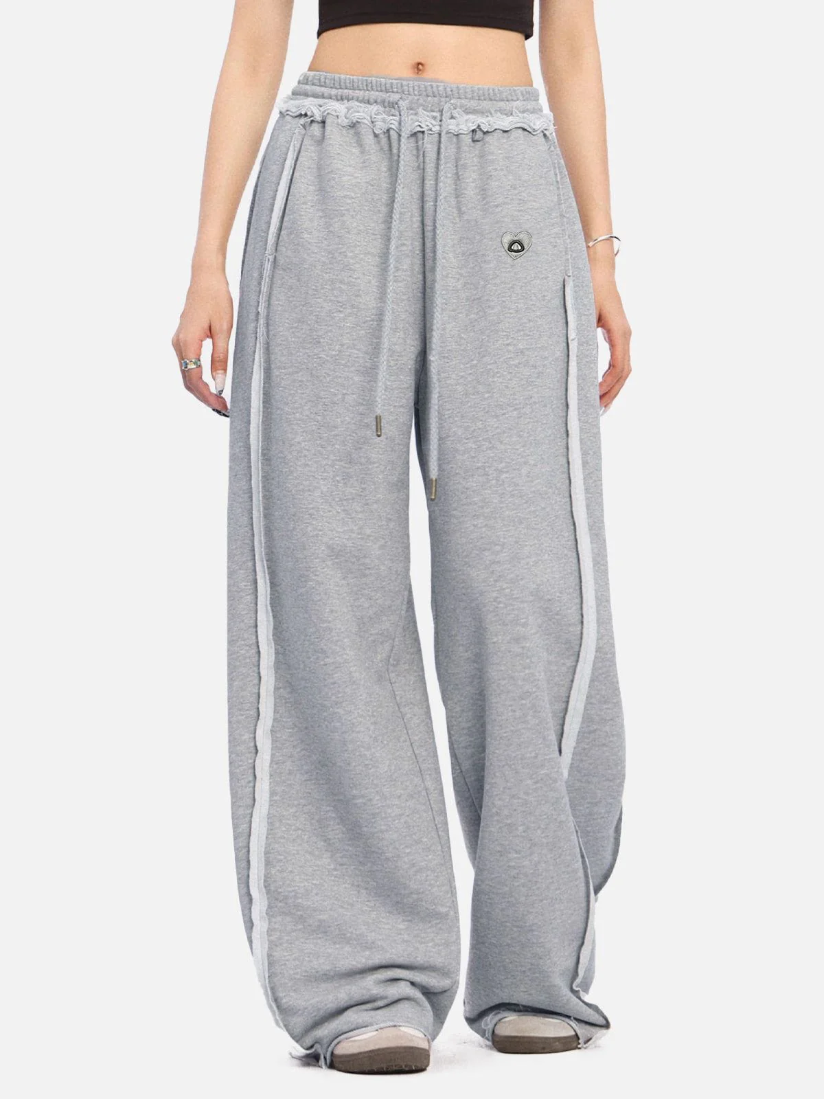 Aelfric Eden Deconstruct Embroidery Baggy Sweatpants