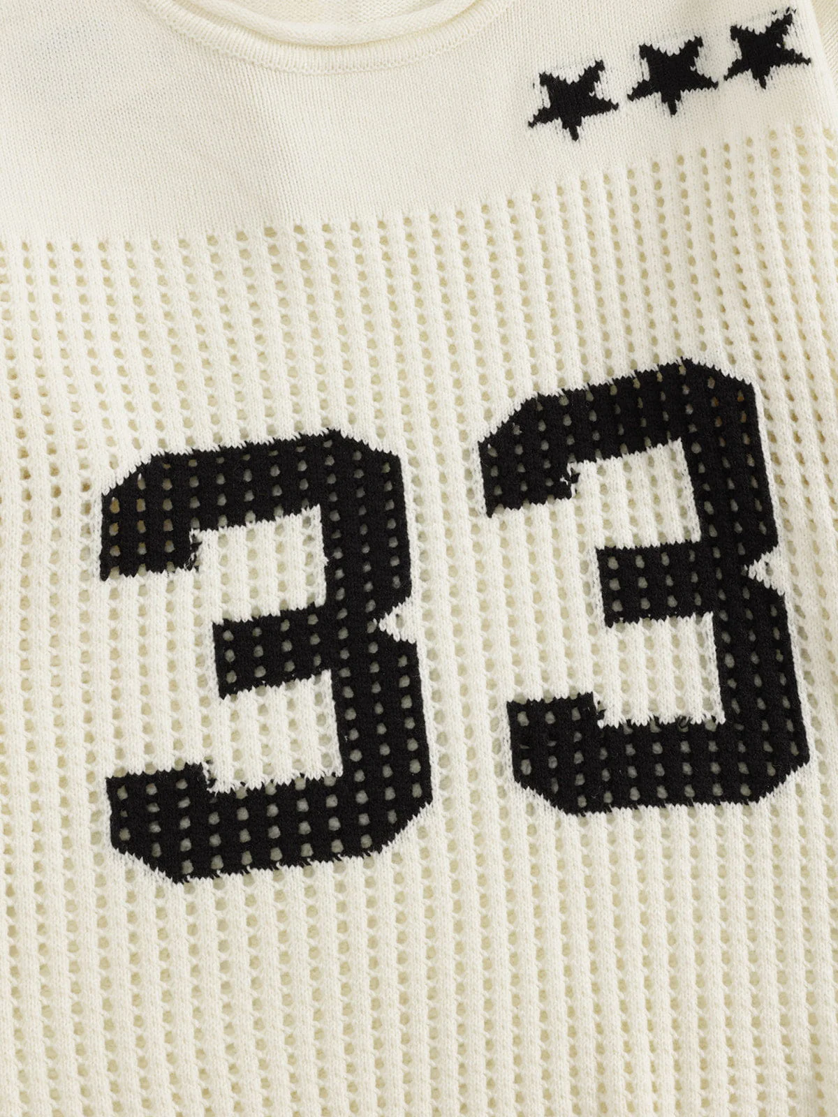 Aelfric Eden Number Eyelet Knit Sweater