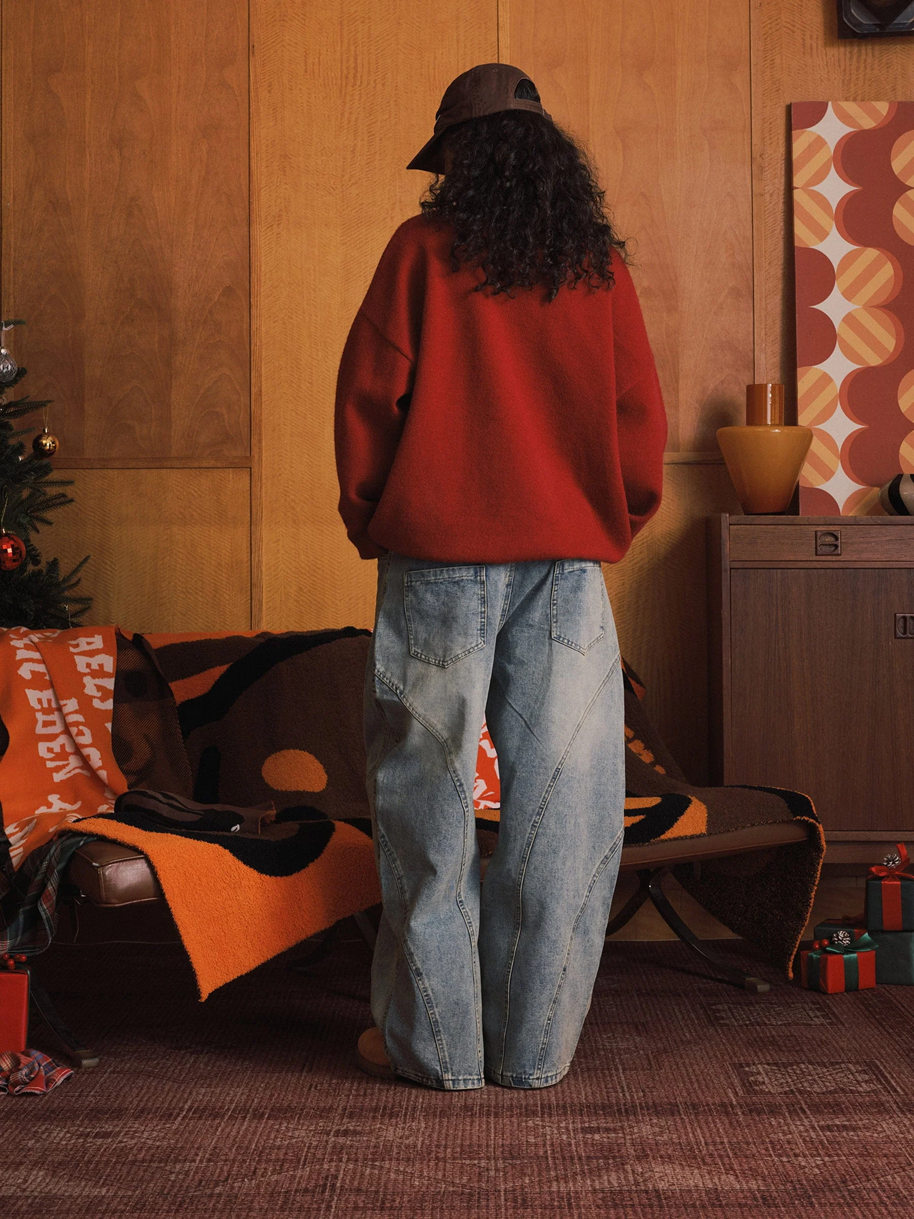 Aelfric Eden Christmas Hat Dachshund Sweater