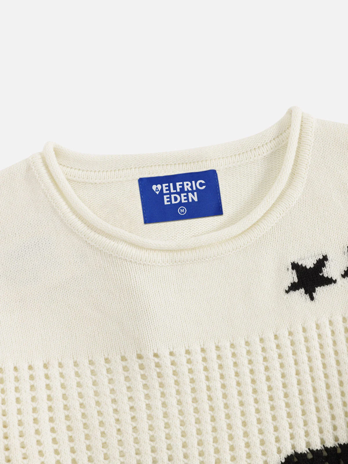 Aelfric Eden Number Eyelet Knit Sweater