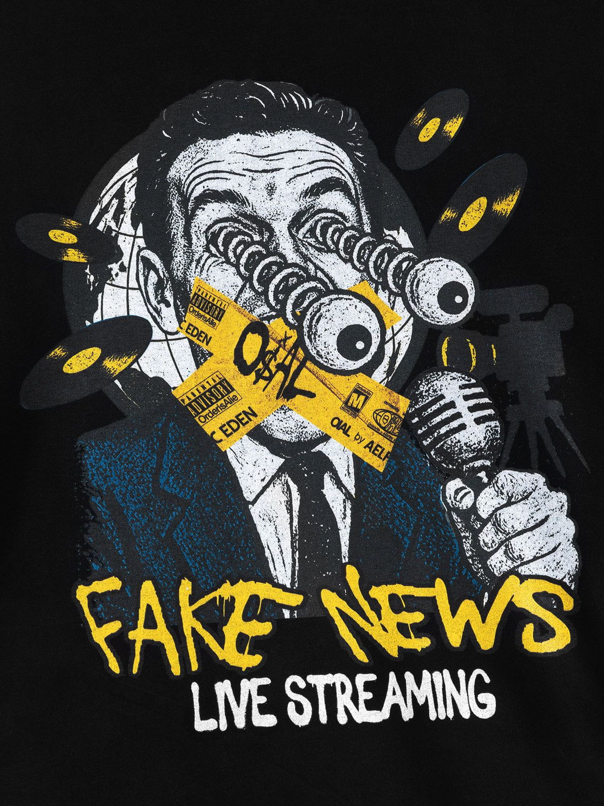 [COMPLEXCON 2025 LIMITED] FAKE NEWS OIAL Tape Hoodie