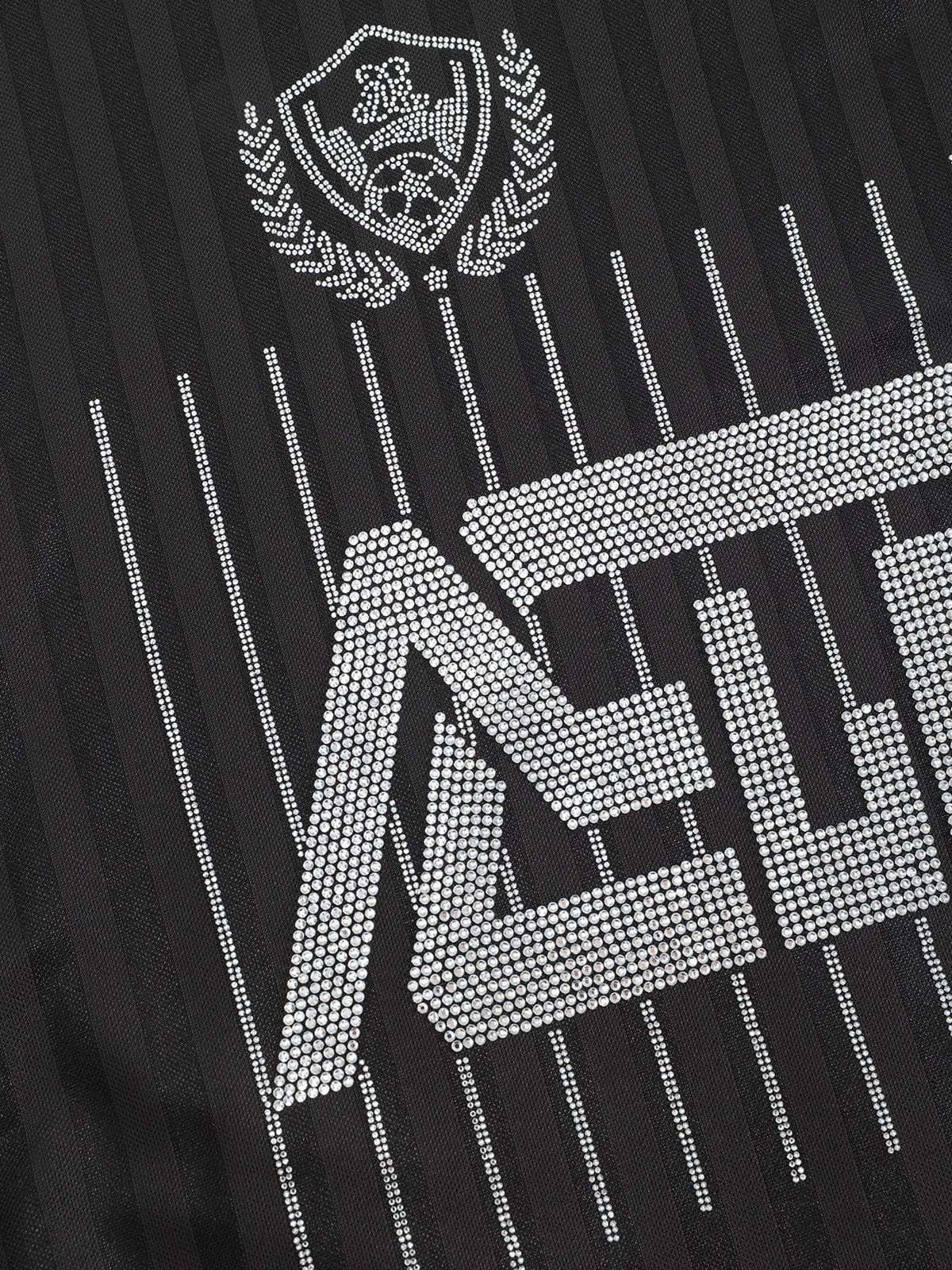 Aelfric Eden Hotfix Rhinestone Polo Soccer Jersey