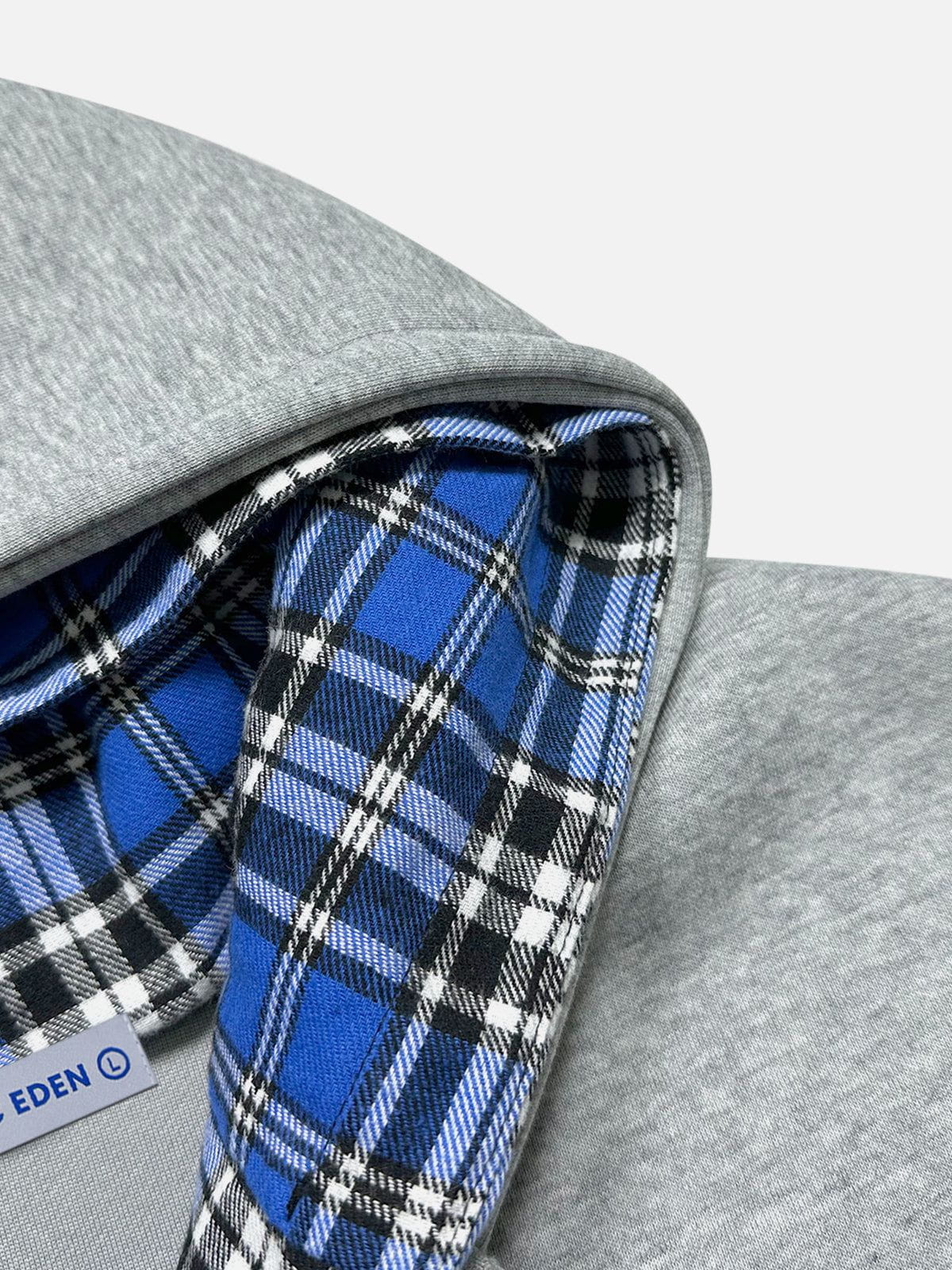 Aelfric Eden Oversized Plaid Hoodie