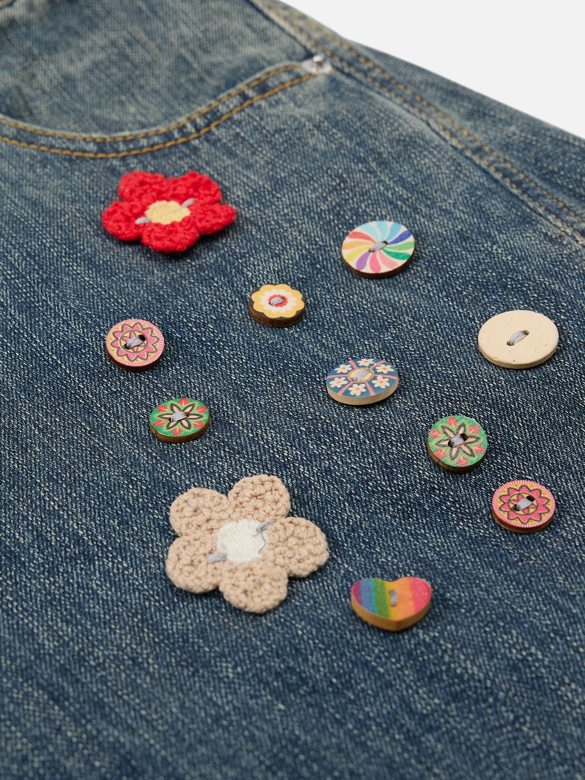 Aelfric Eden Floral Baggy Barrel Jeans