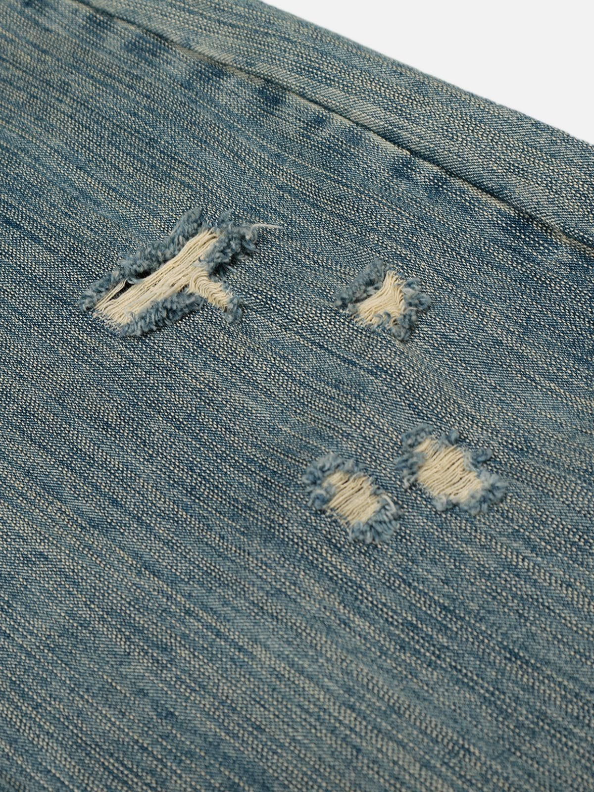 Aelfric Eden Trompe L'oeil Baggy Barrel Jeans