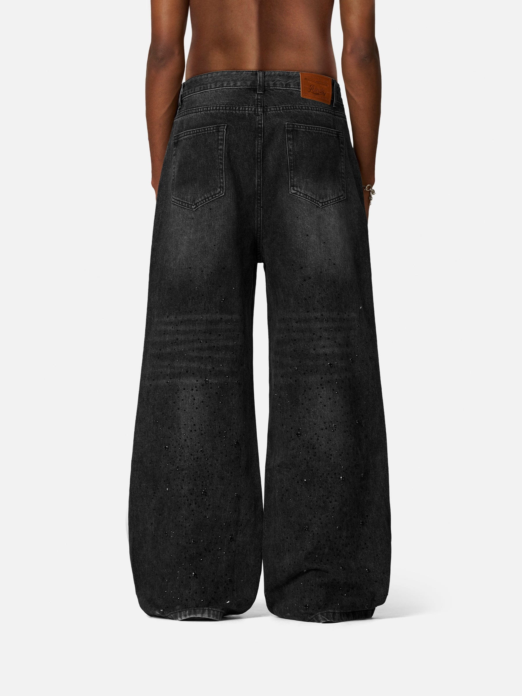 Aelfric Eden Rhinestone Baggy Jeans