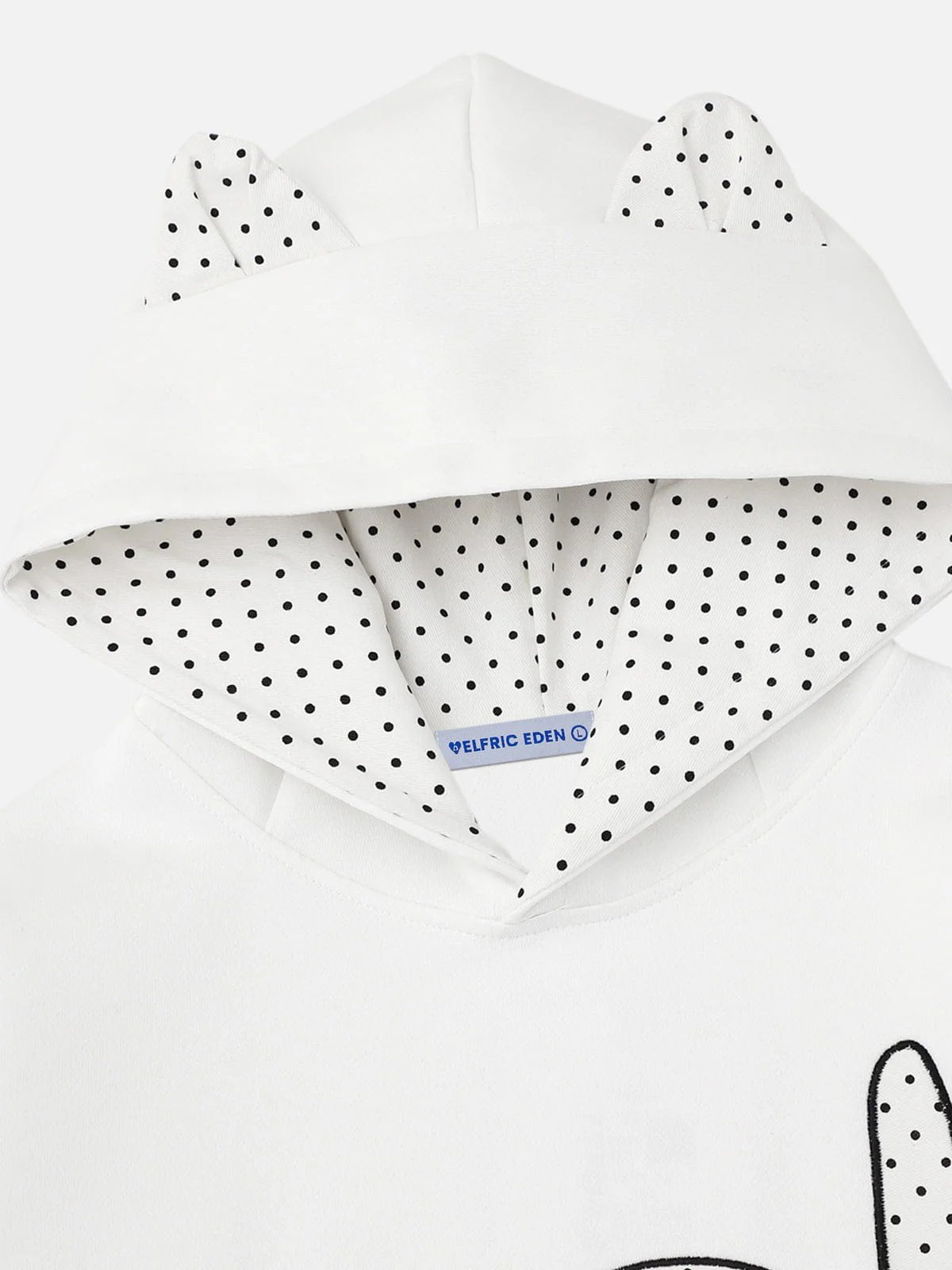 Aelfric Eden Polka Dot Cat Pullover Hoodie