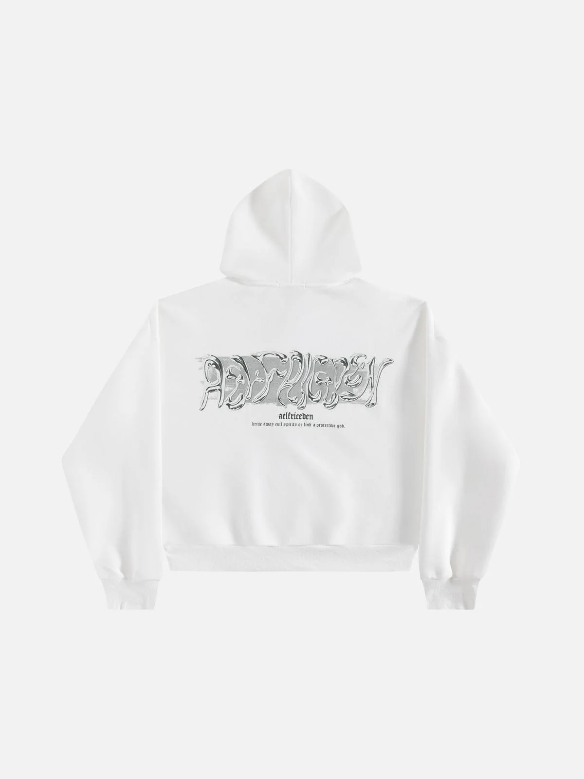 Aelfric Eden Futuristic Liquid Metal Hoodie