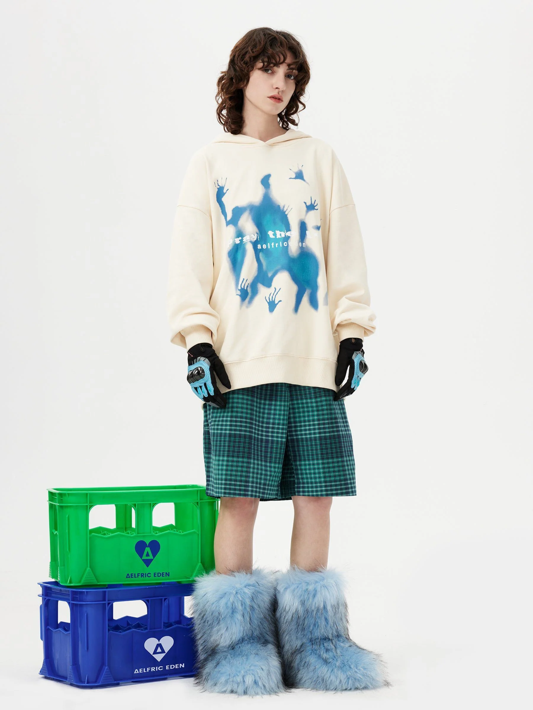 Aelfric Eden Abstraction Shadow Graphic Hoodie