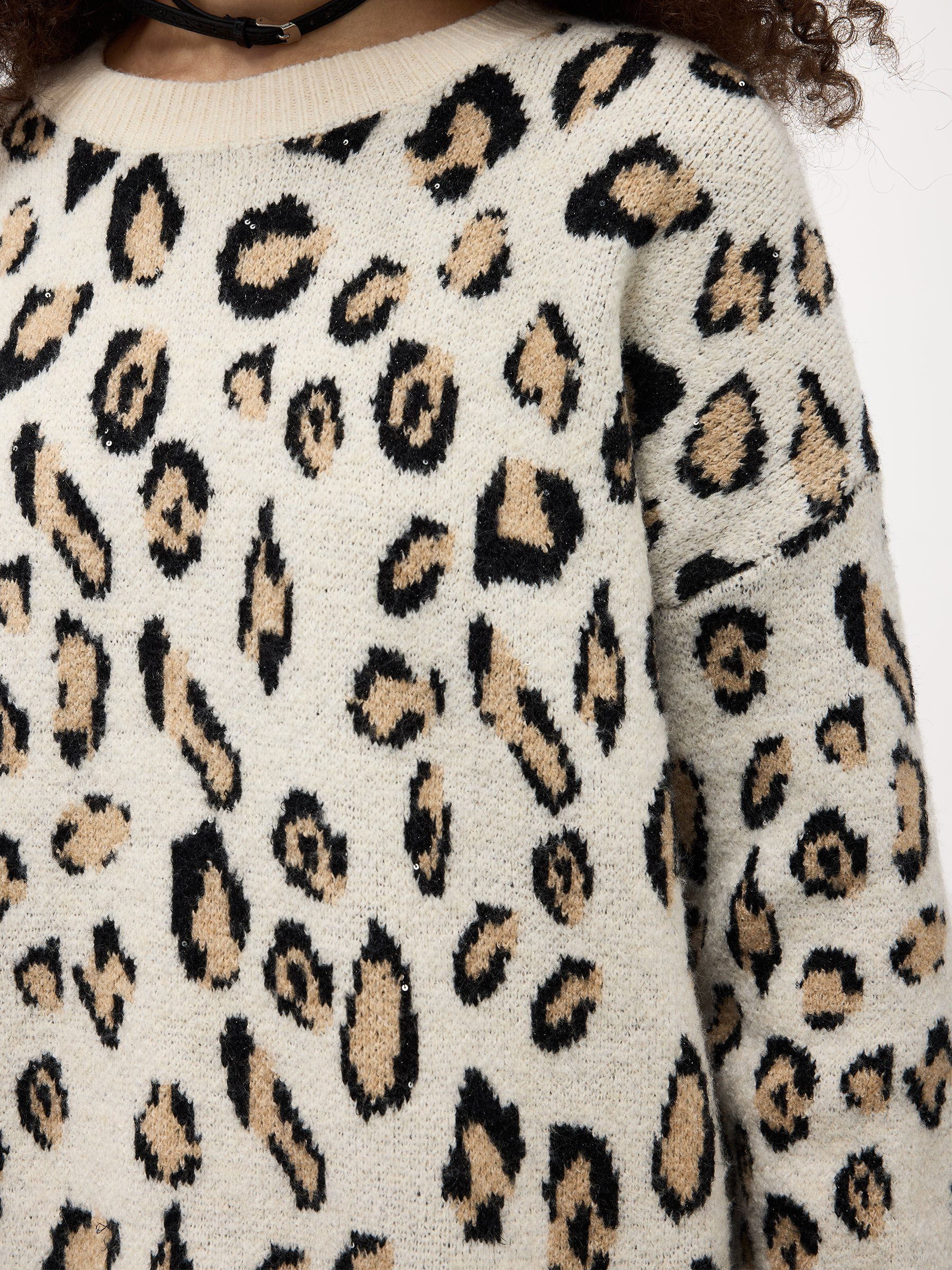 Aelfric Eden Leopard Graphic Sweater
