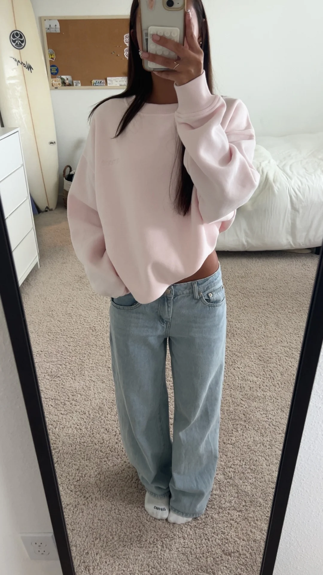 Classic Crewneck (shell pink)