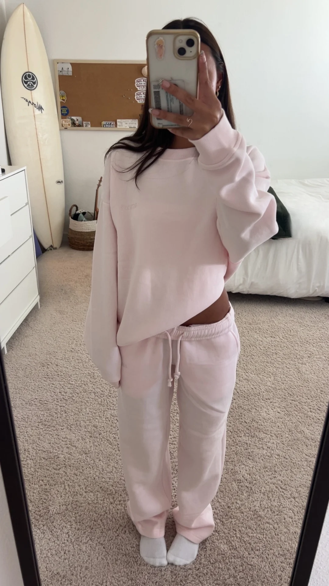 Classic Crewneck (shell pink)