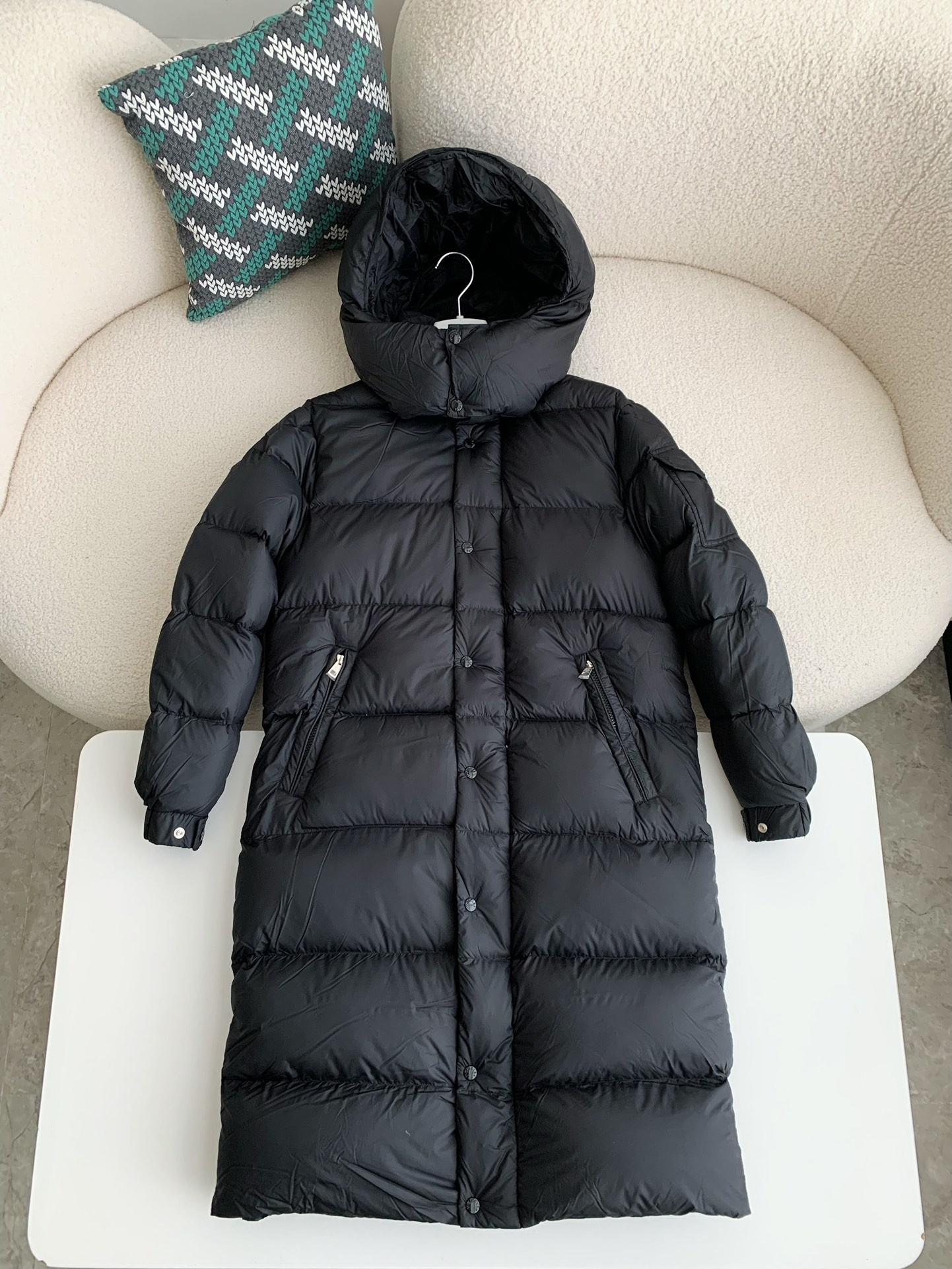 MONC Long down jacket