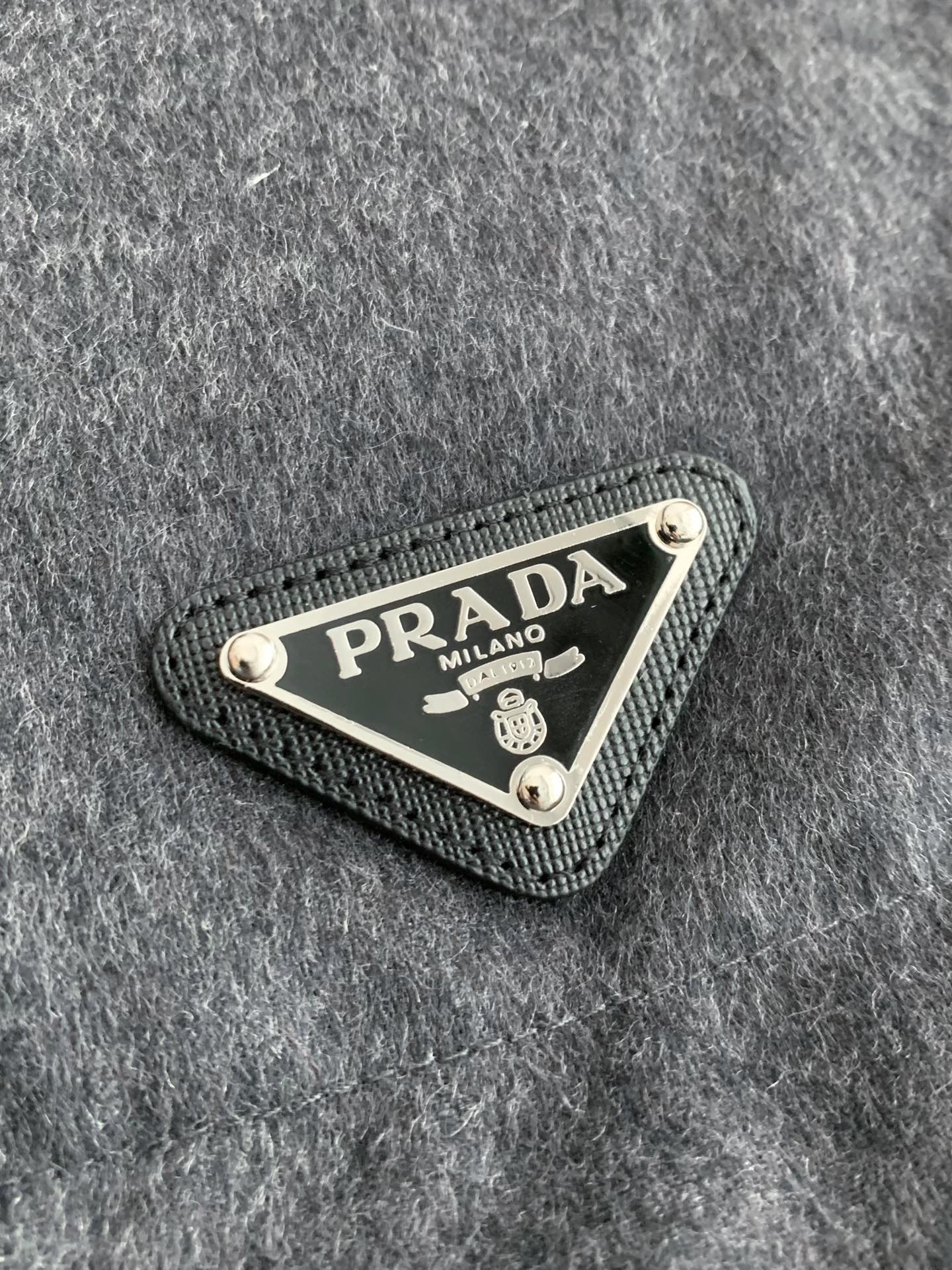 PRD logo stand collar down jacket