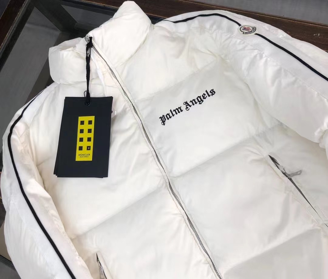 moner x palm angels down jacket collaboration