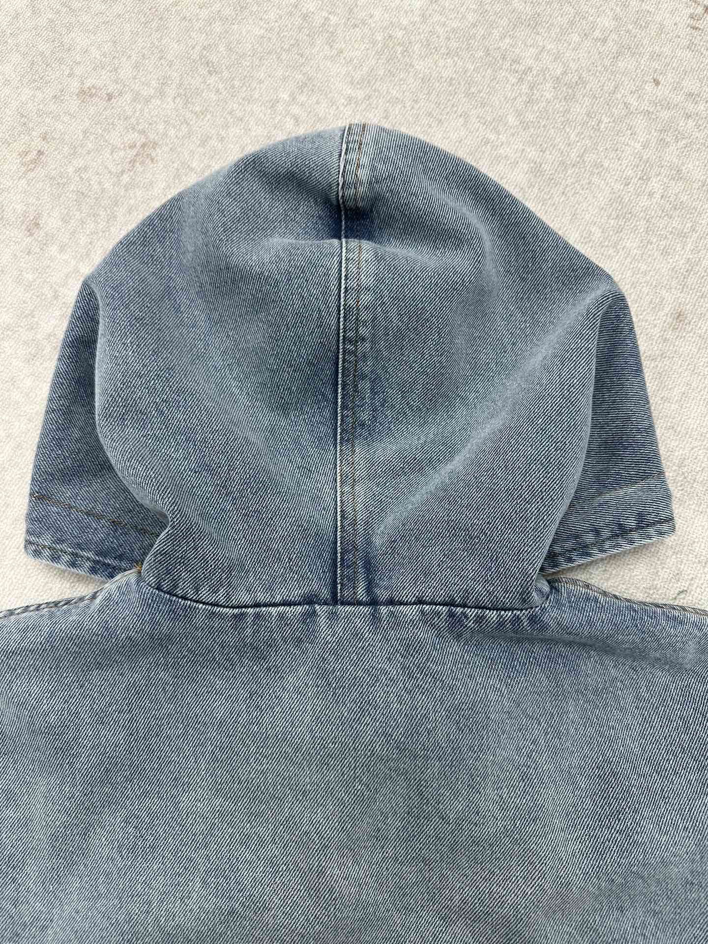 L X V Denim Hooded Jacket