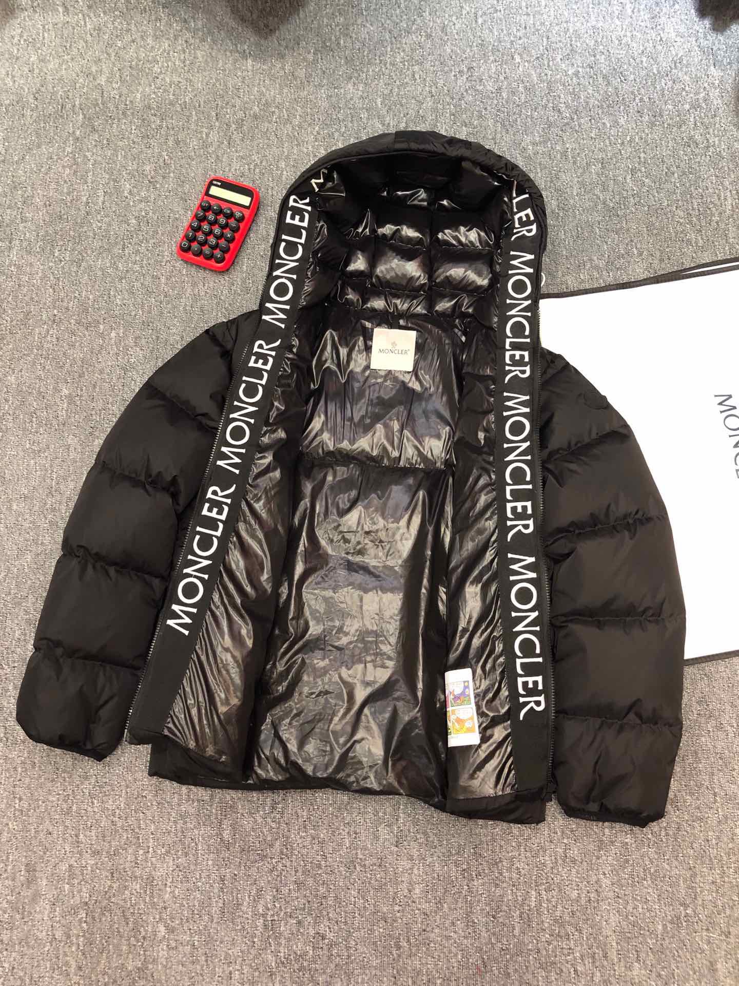 MONC Down Jacket Letter Coat