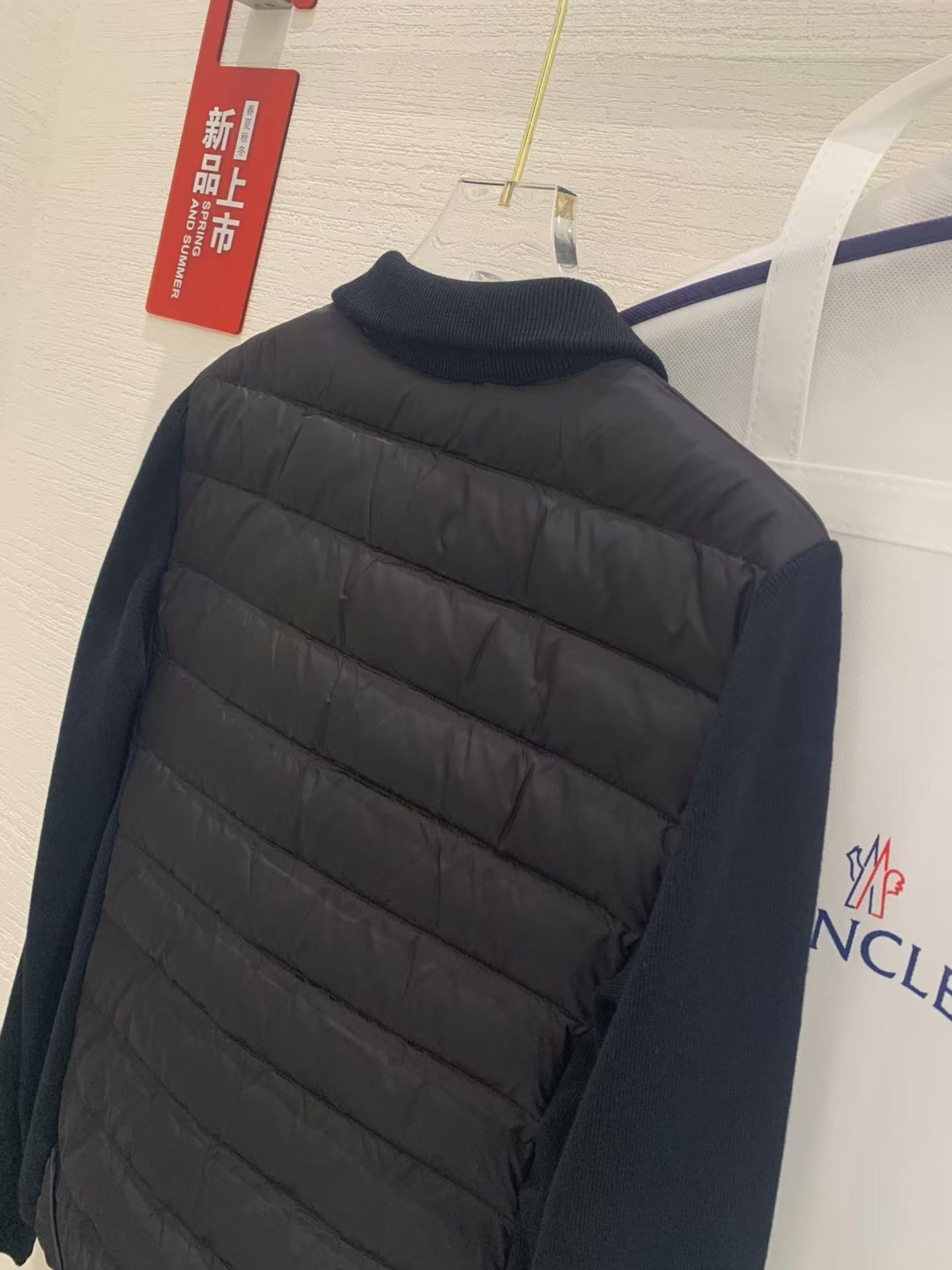 MONC Autumn and Winter New Women's Knitted Down Sweater