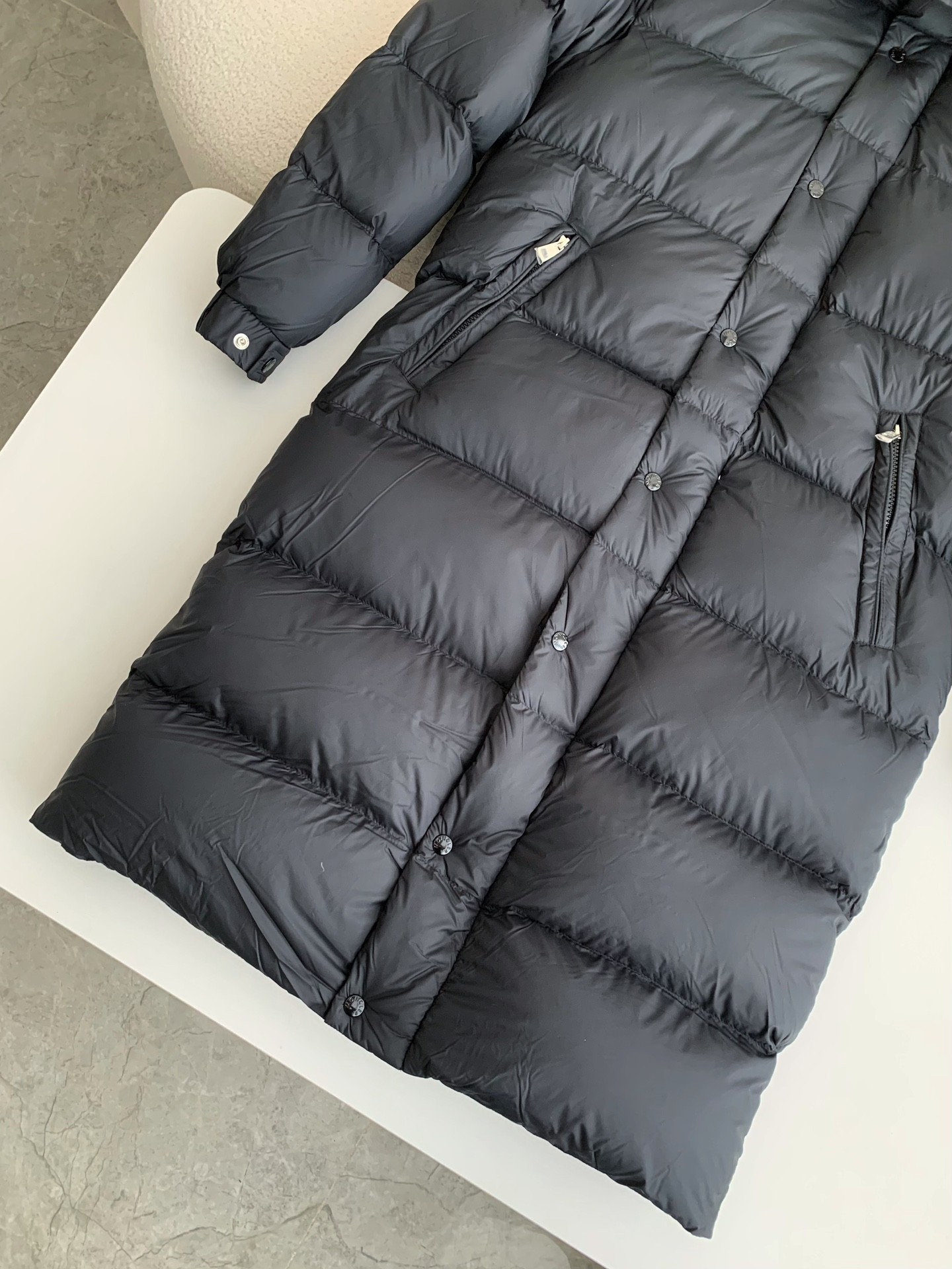 MONC Long down jacket