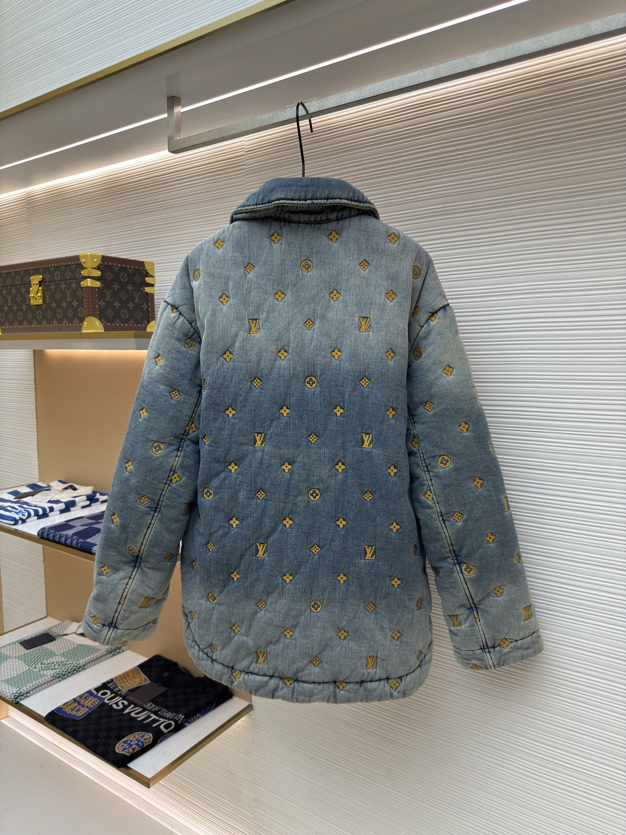 L X V  Embroidered Cotton Jacket