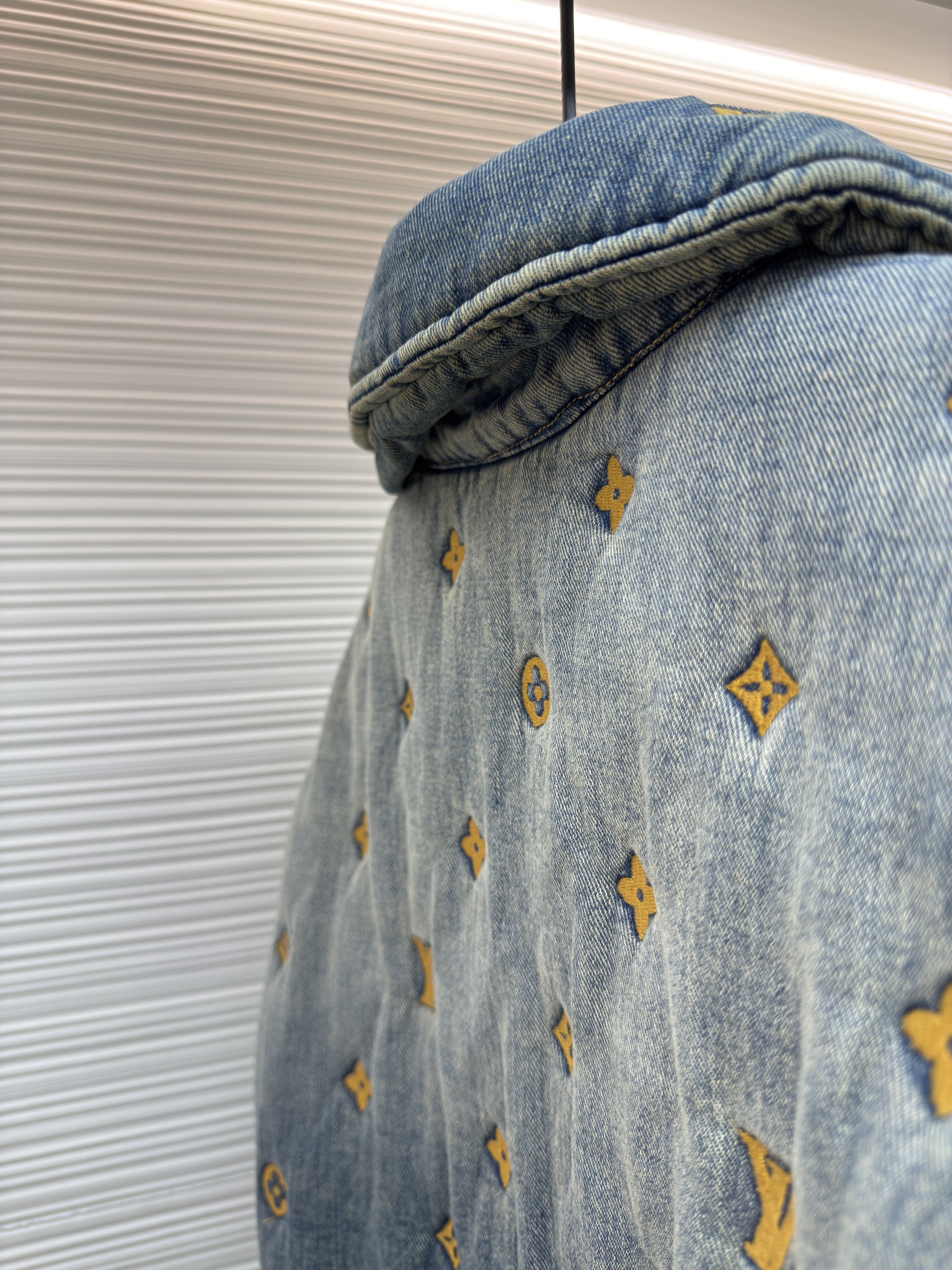 L X V  Embroidered Cotton Jacket