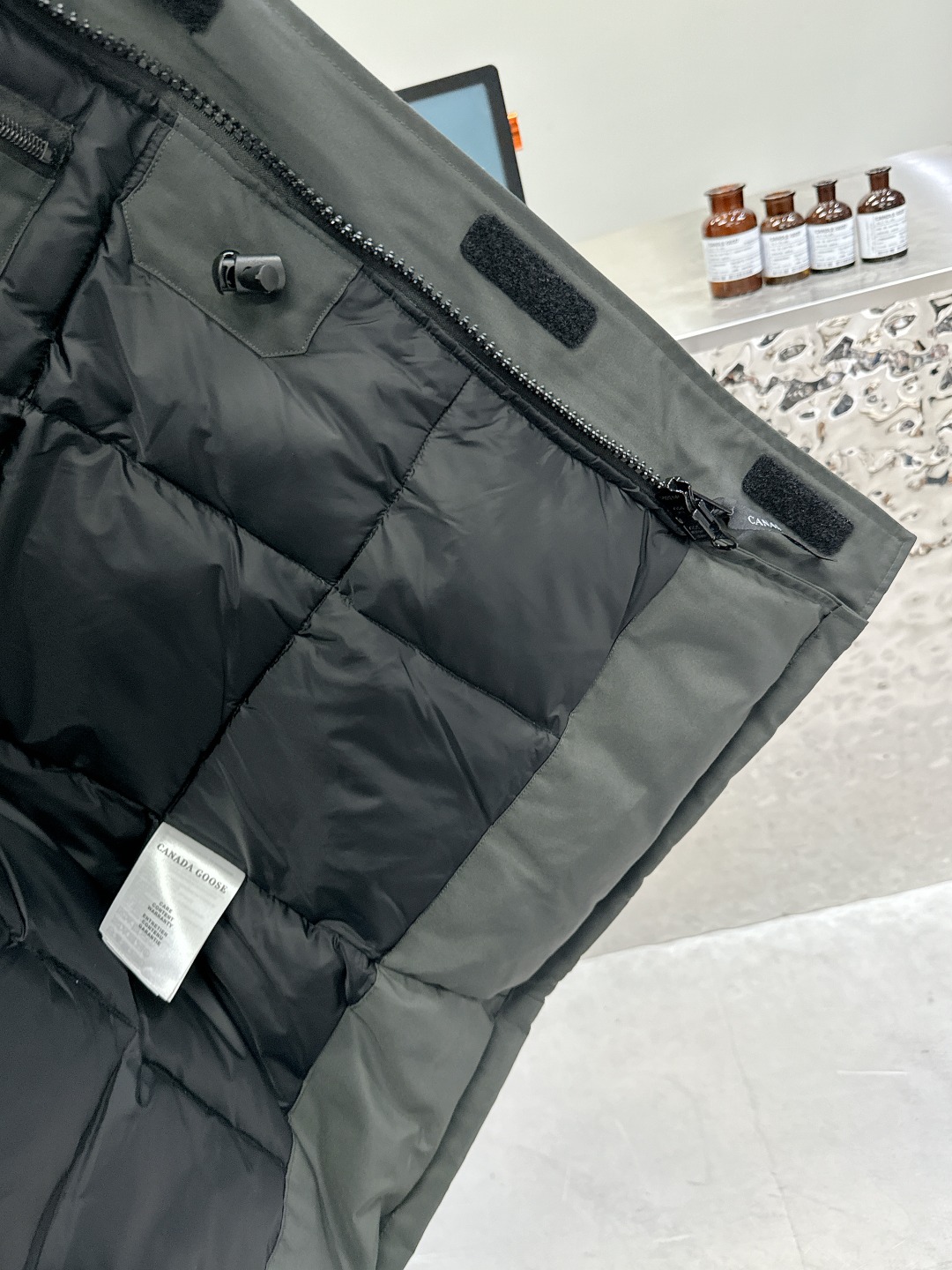 Canada G Long down jacket