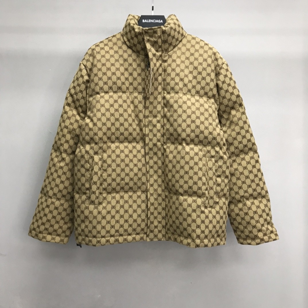 BLCG all-over printed double B down jacket