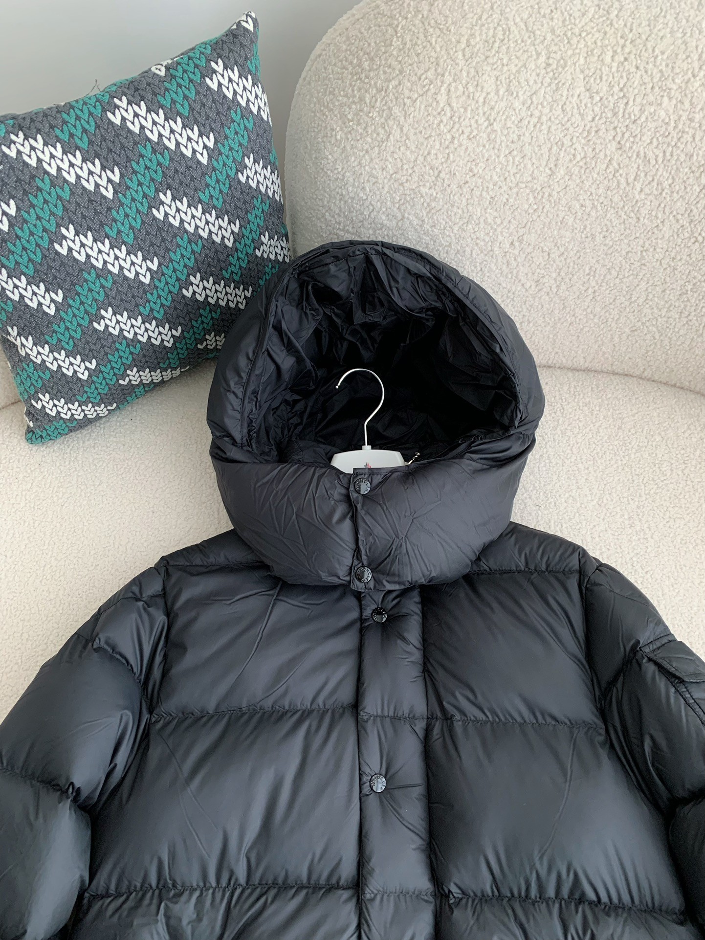 MONC Long down jacket