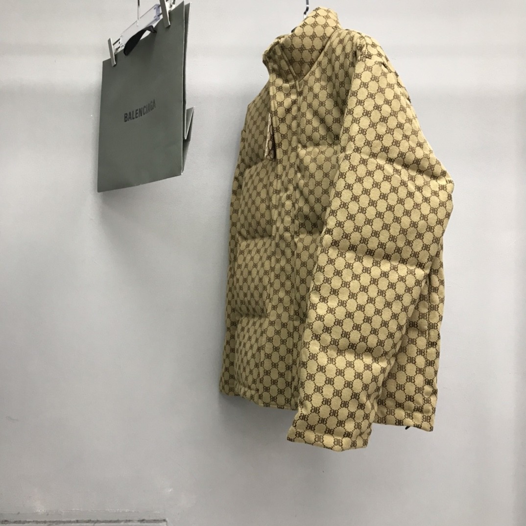 BLCG all-over printed double B down jacket