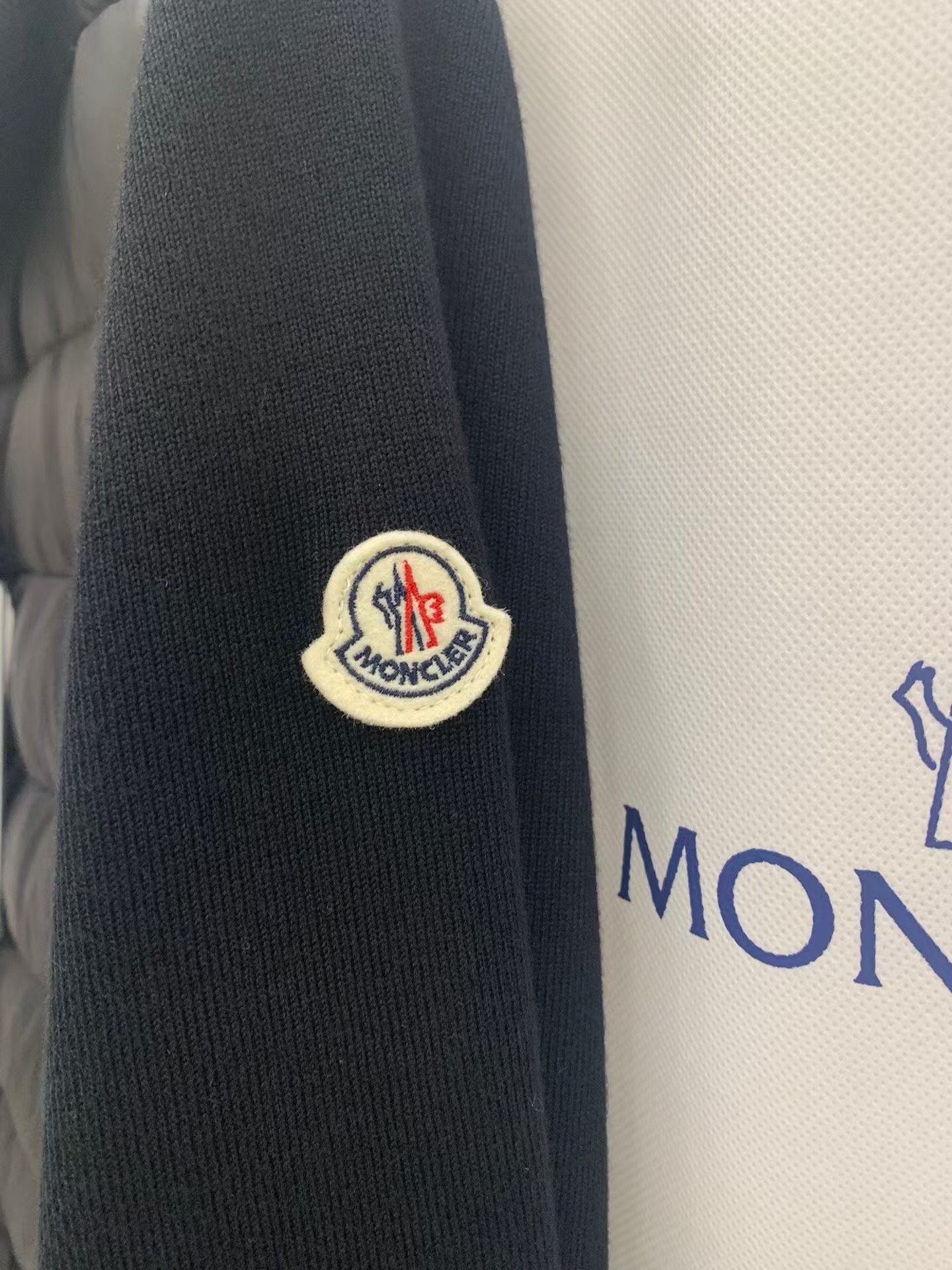 MONC Autumn and Winter New Women's Knitted Down Sweater