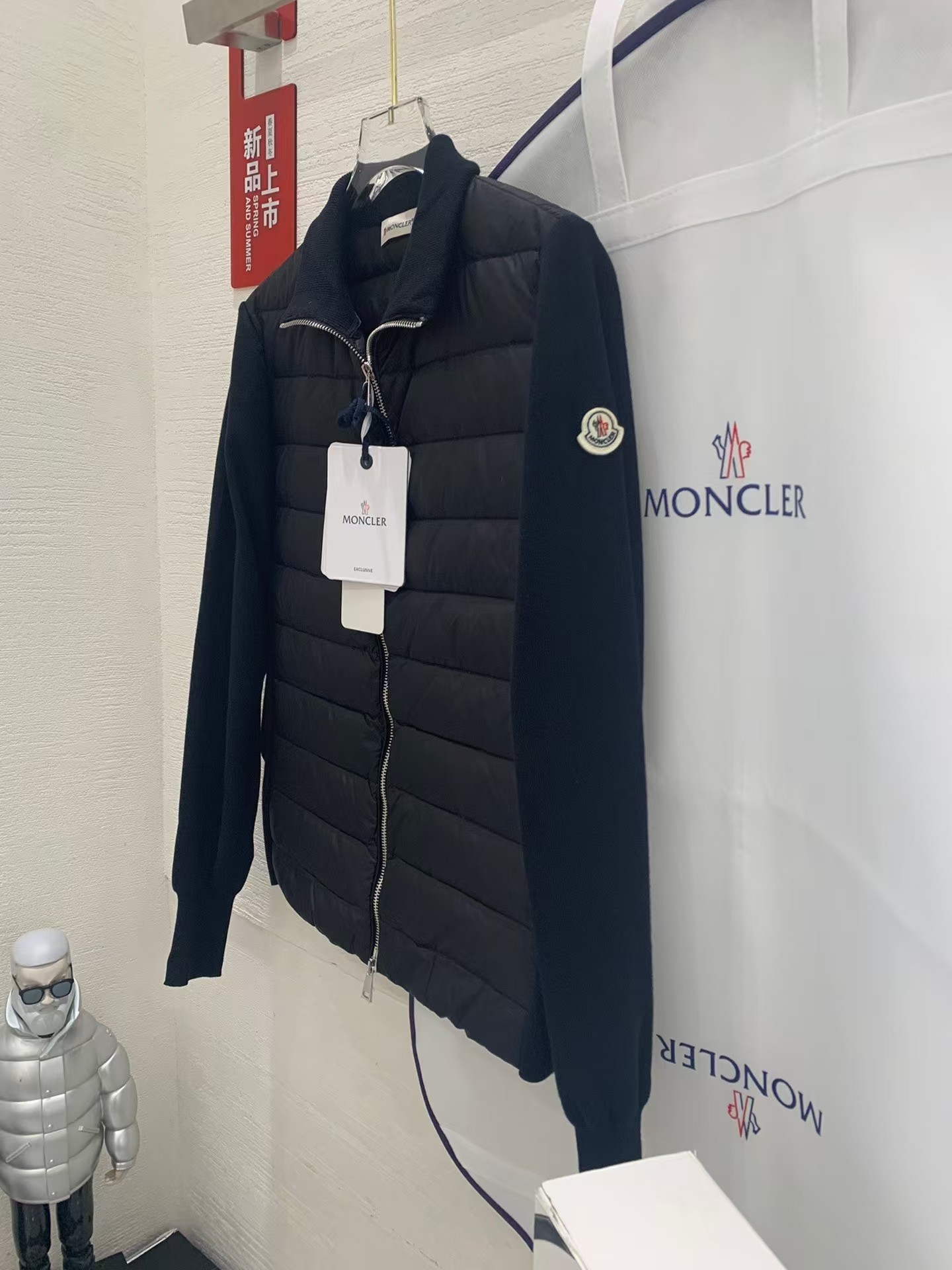 MONC Autumn and Winter New Women's Knitted Down Sweater