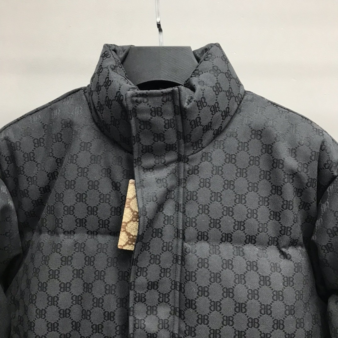 BLCG all-over printed double B down jacket