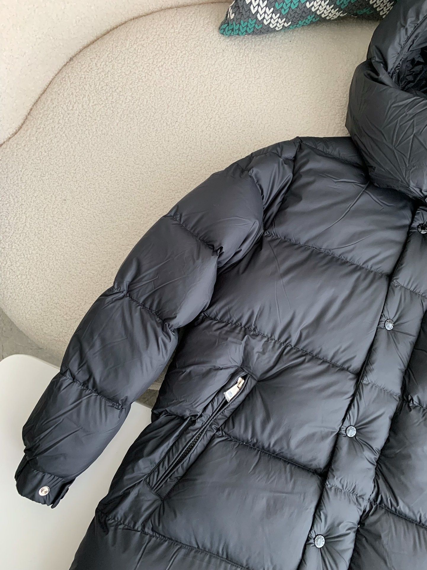 MONC Long down jacket