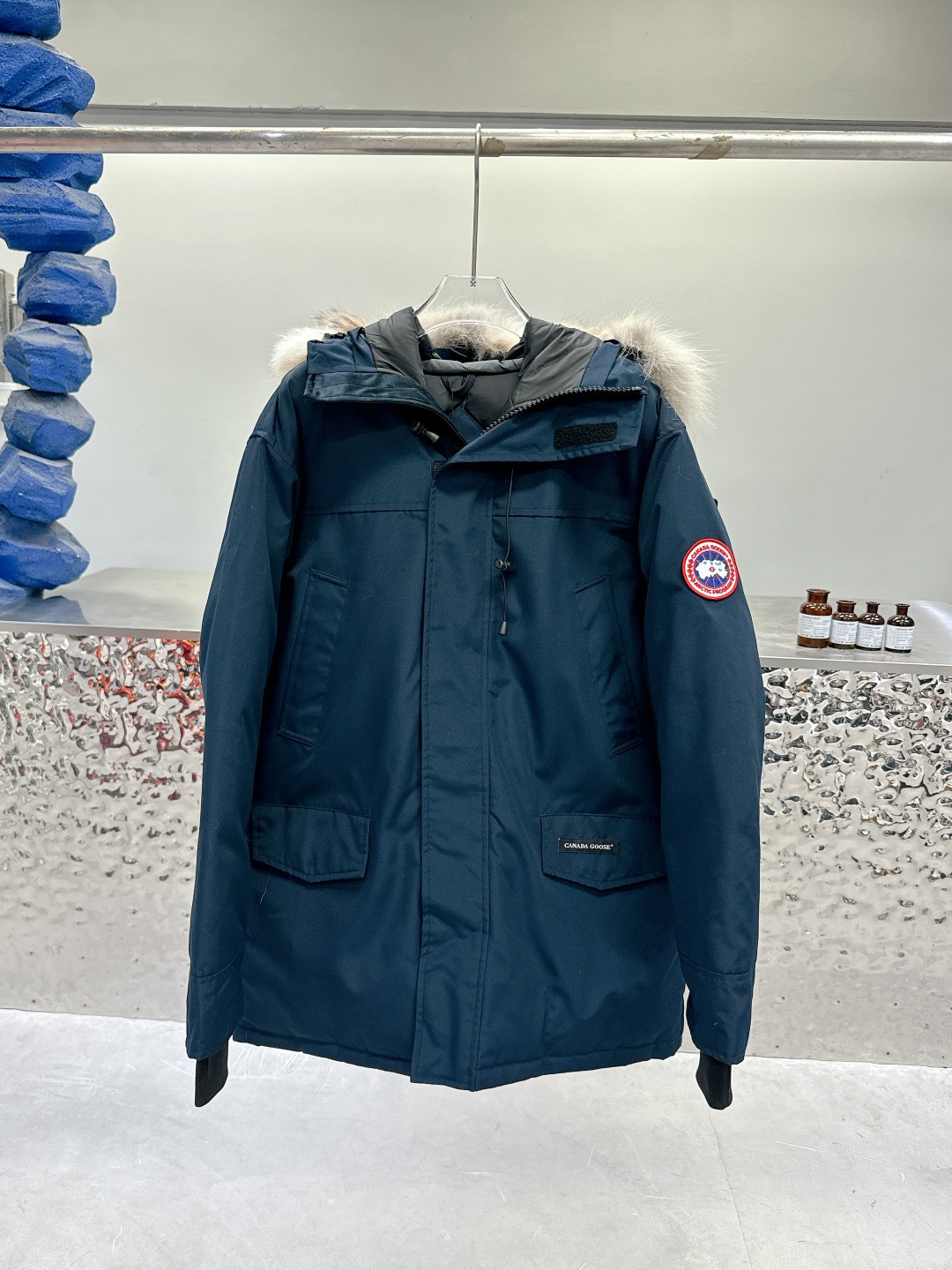 Canada G Long down jacket