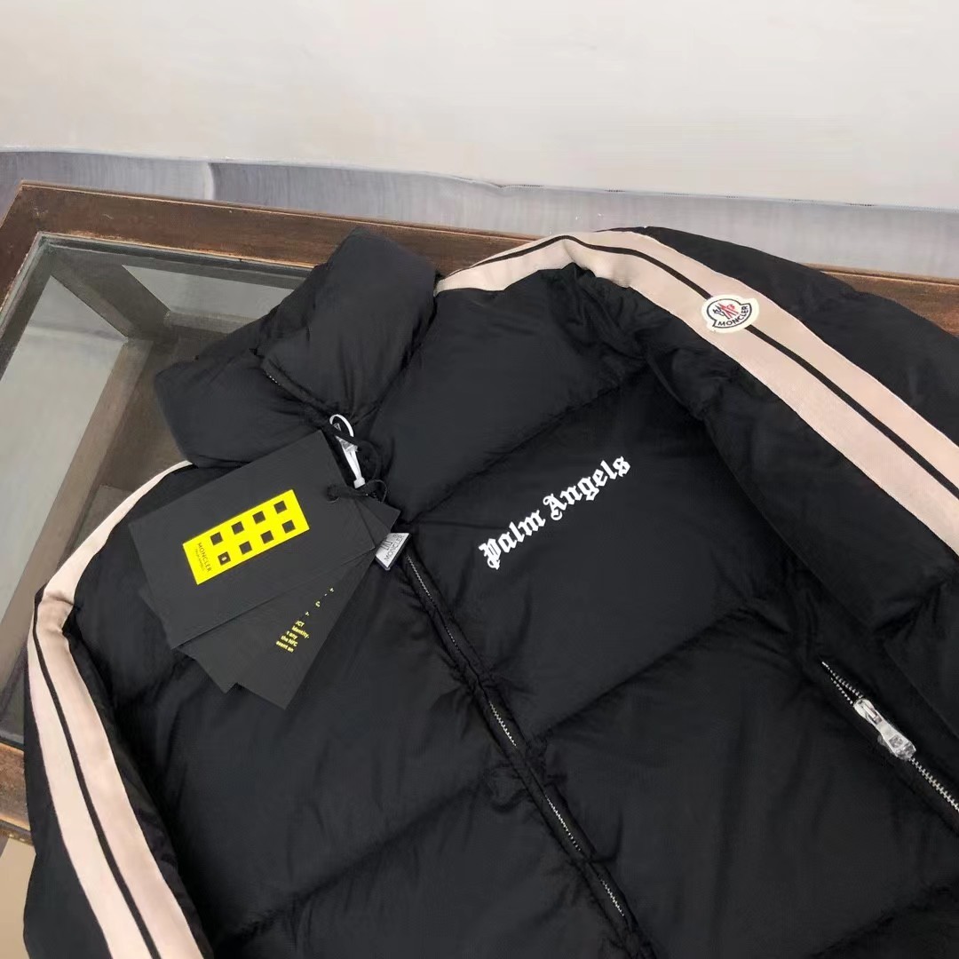 moner x palm angels down jacket collaboration