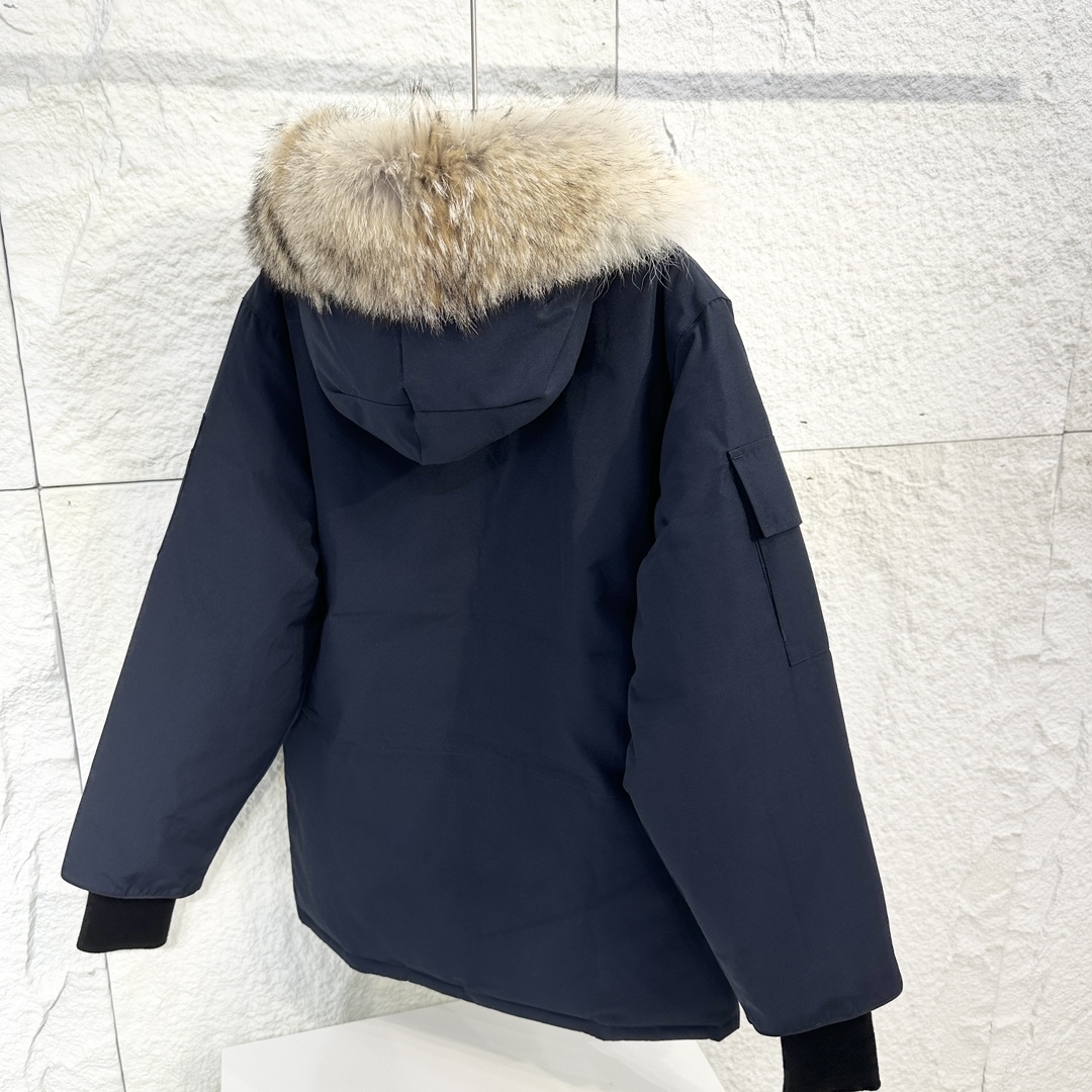 Canada G Down Jacket Puffer Coat Navy Blue