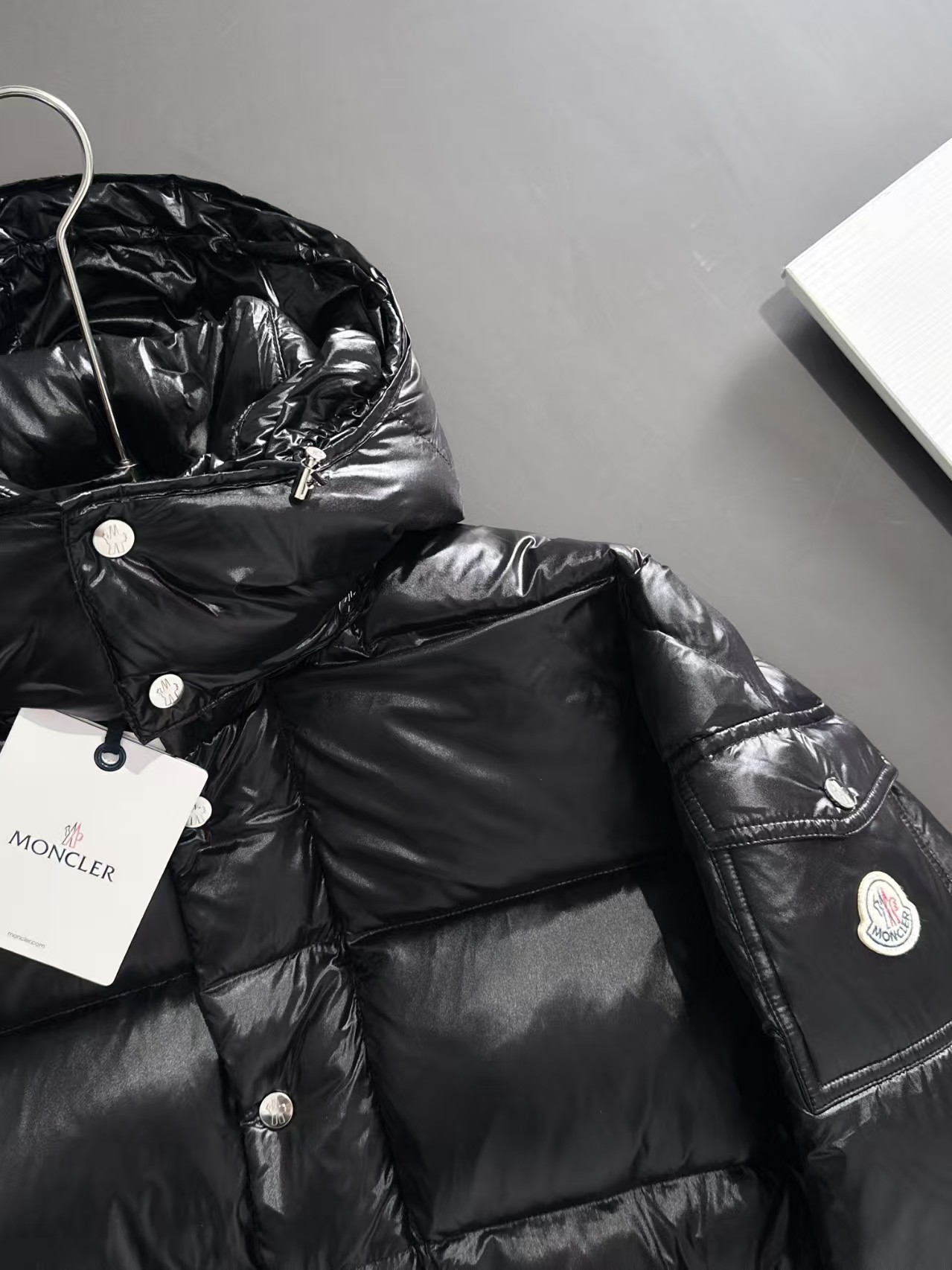 MONC Long down jacket