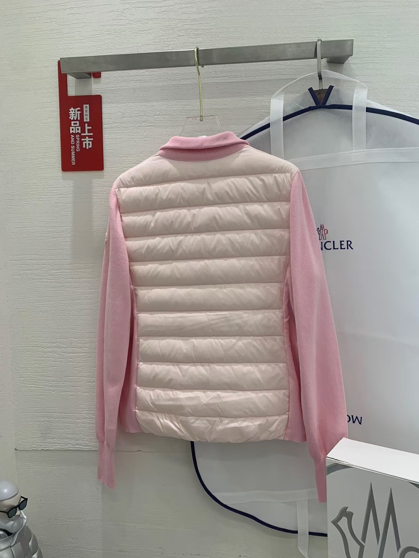 MONC Autumn and Winter New Women's Knitted Down Sweater