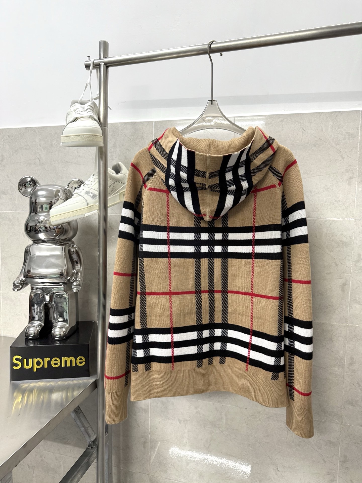 B B R Reversible Sheep Wool Knit Jacket
