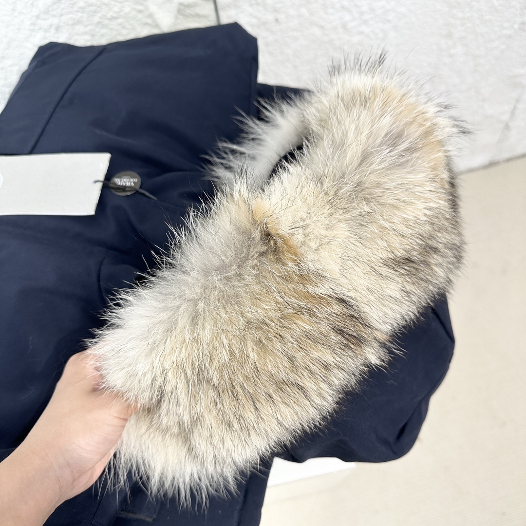 Canada G Down Jacket Puffer Coat Navy Blue