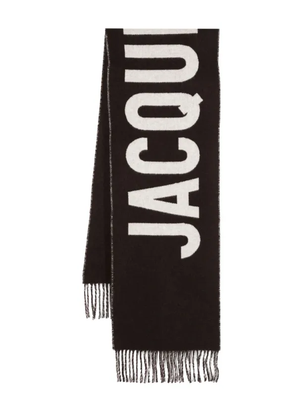 JACQUEMUS SCARF CHOCO