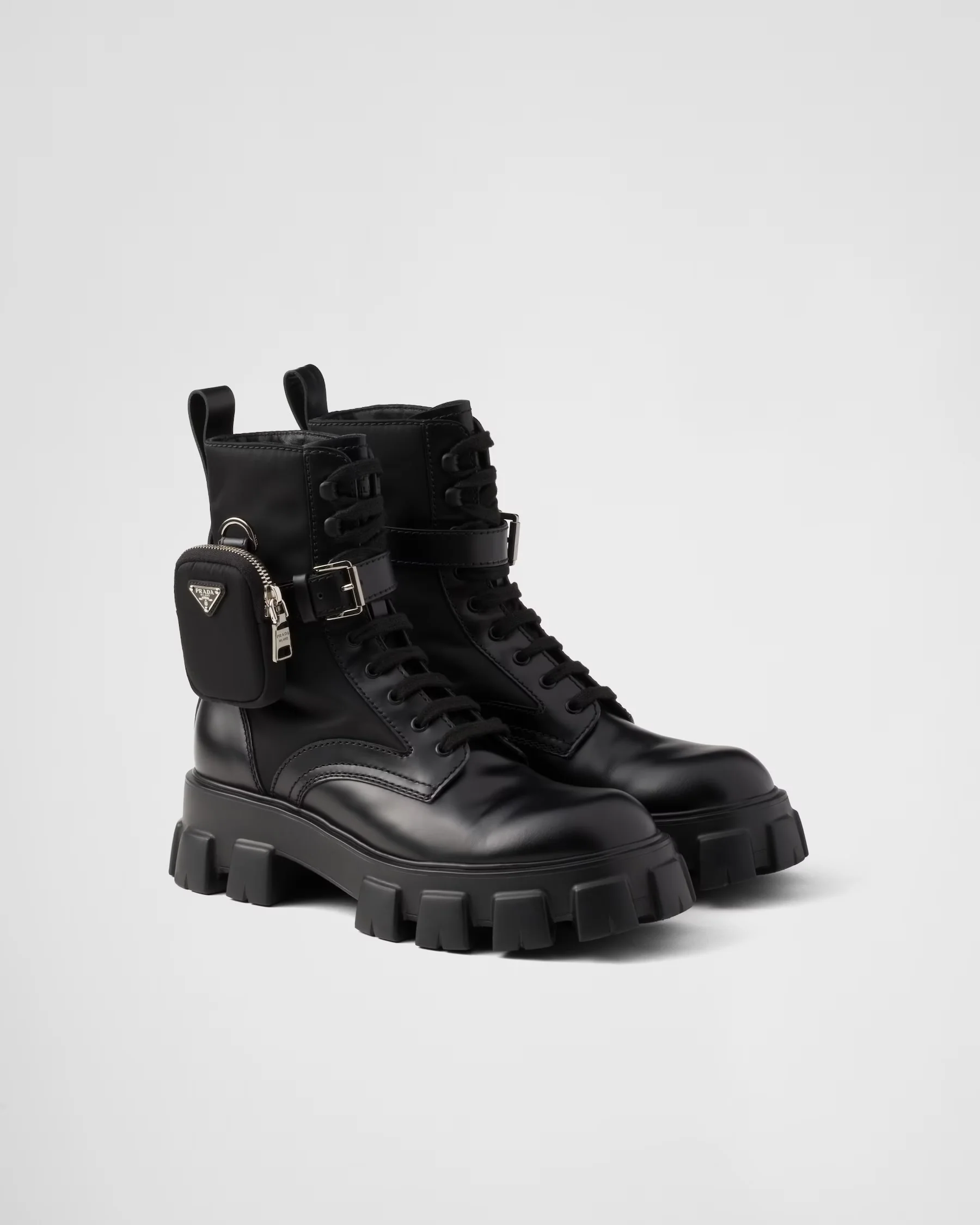 PRADA MONOLITH BOOTS