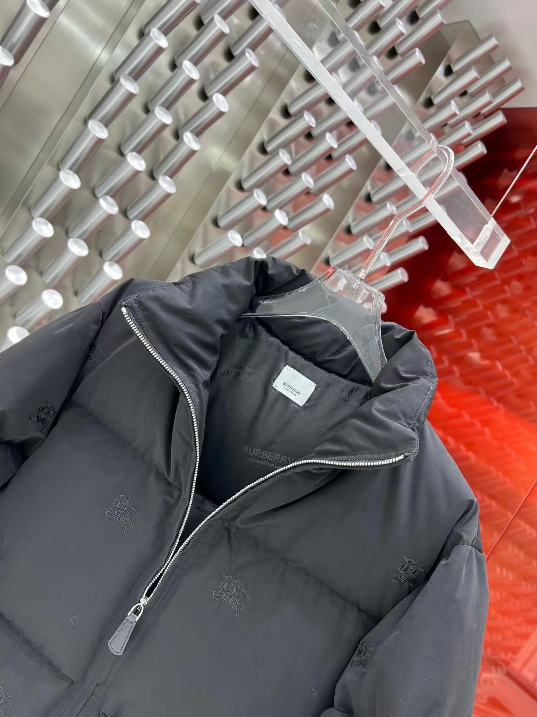 B B R Down Jacket Puffer Coat Black