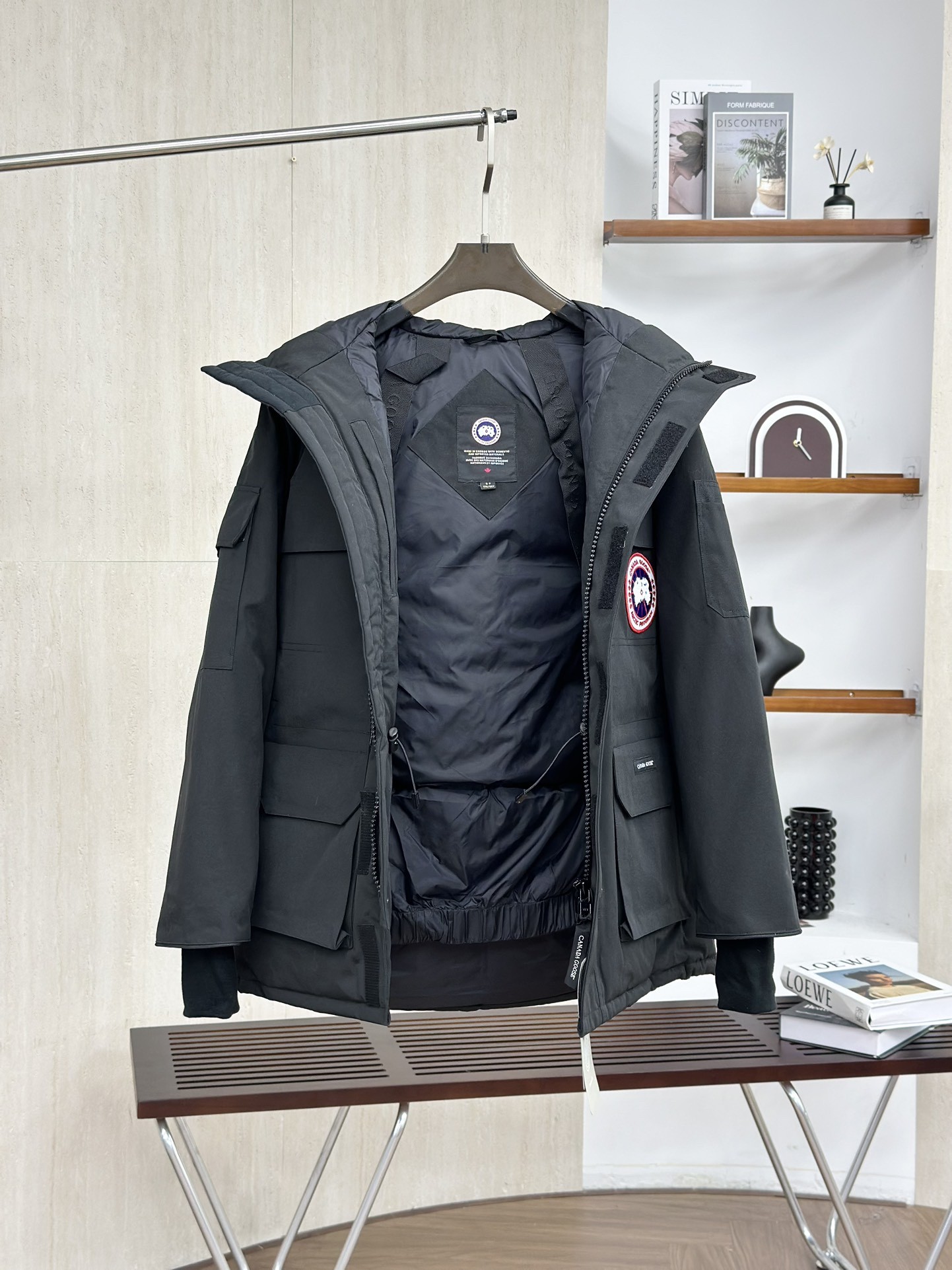 Canada G Down Jacket Puffer Coat Black