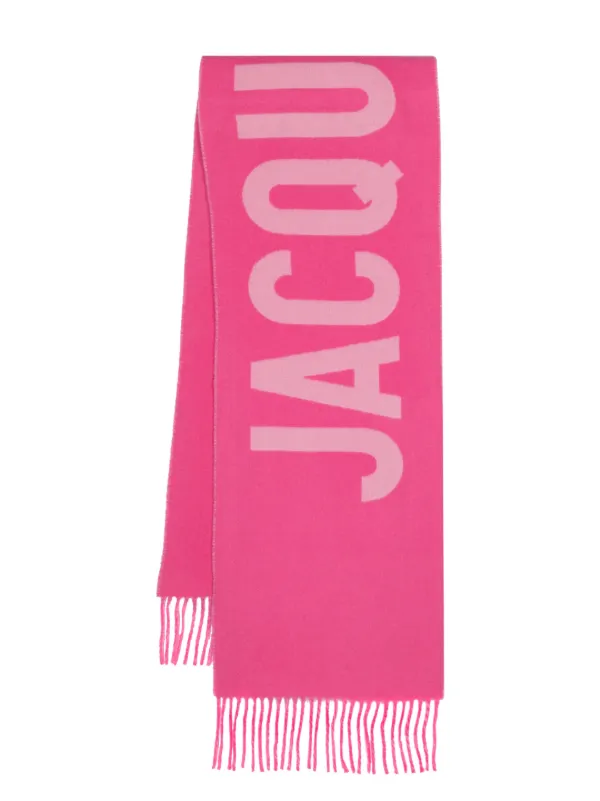 JACQUEMUS SCARF HOT PINK