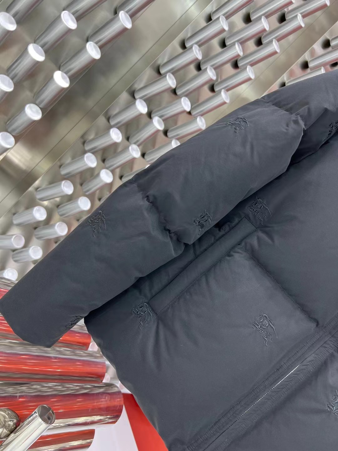 B B R Down Jacket Puffer Coat Black