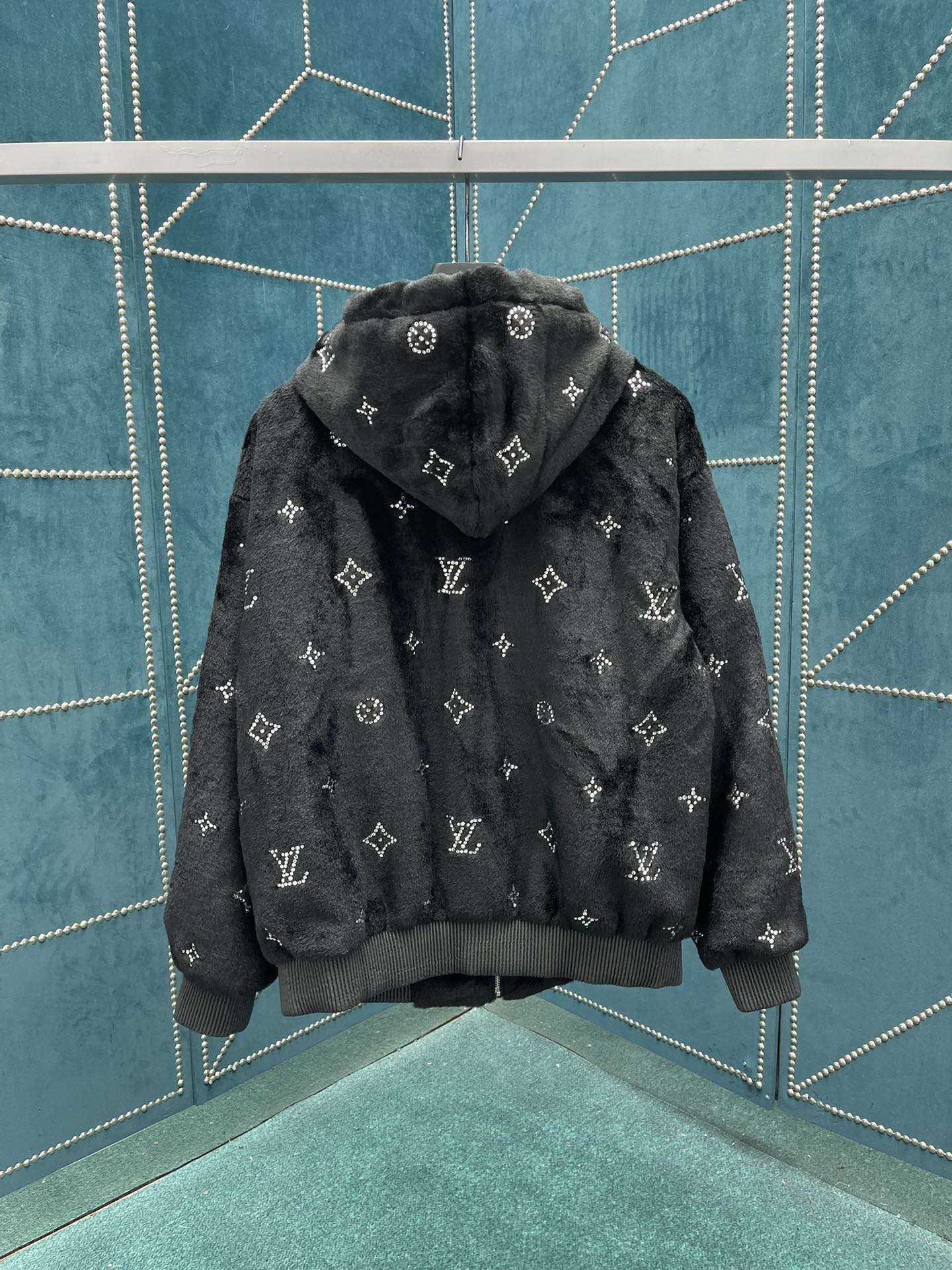 L X V Sequin Hooded Jacket 2025